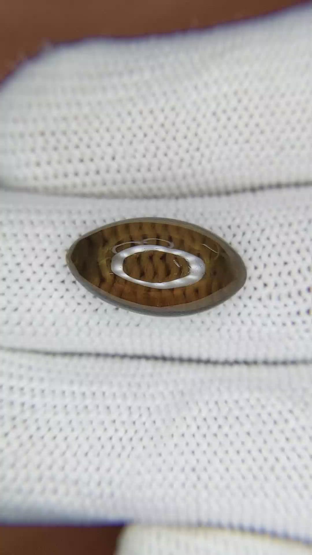 5.97 Ct. Cabochon Smokey Quartz from Brazil Size Video