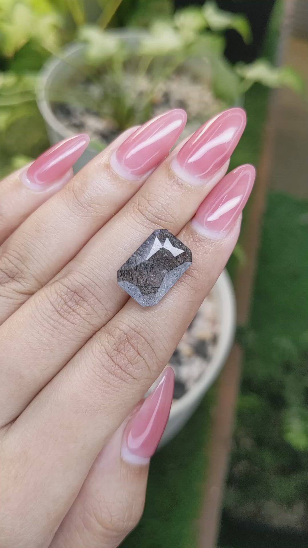 9.28 Ct. Rutilated Quartz from Ceylon (Sri Lanka) Size Video