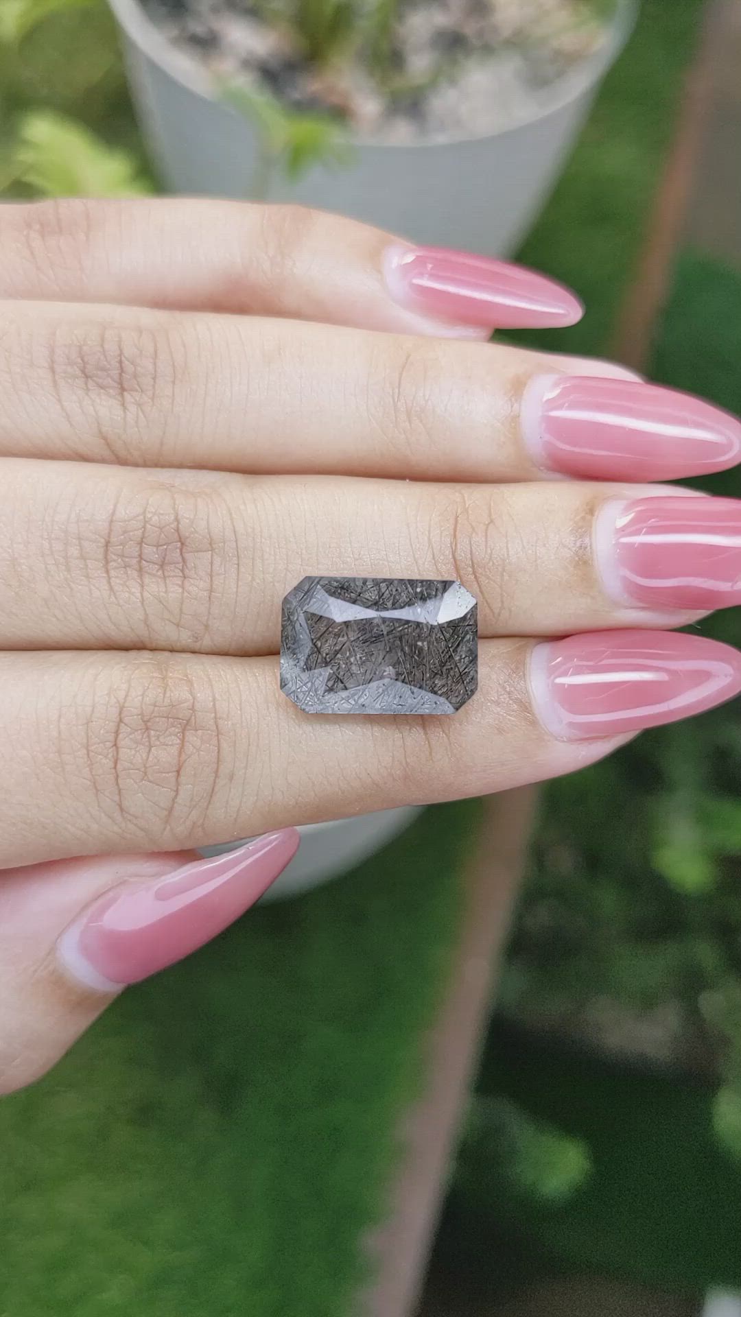 9.28 Ct. Rutilated Quartz from Ceylon (Sri Lanka) Size Video