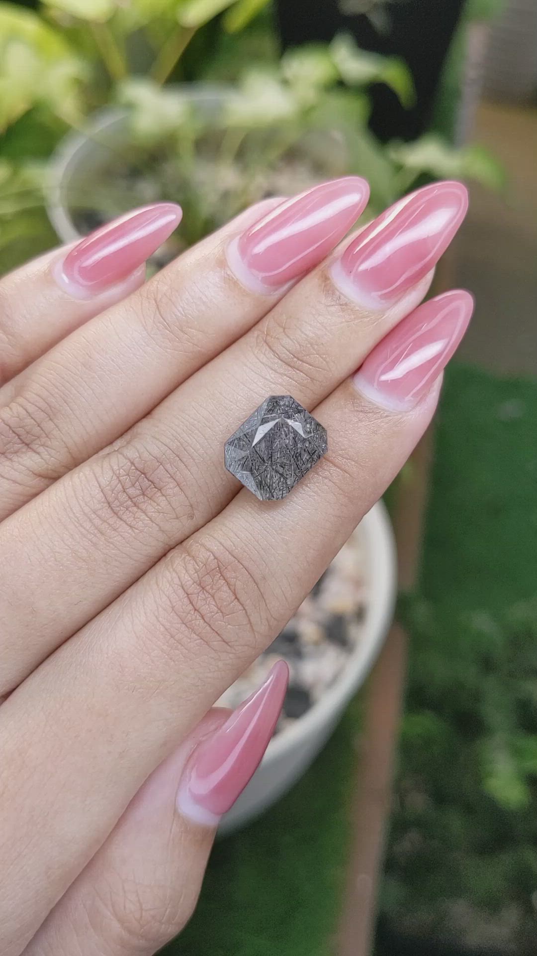 5.06 Ct. Rutilated Quartz from Ceylon (Sri Lanka) Size Video