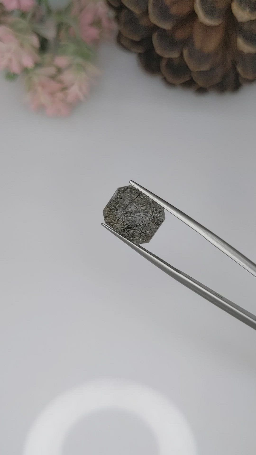 5.06 Ct. Rutilated Quartz from Ceylon (Sri Lanka) Size Video