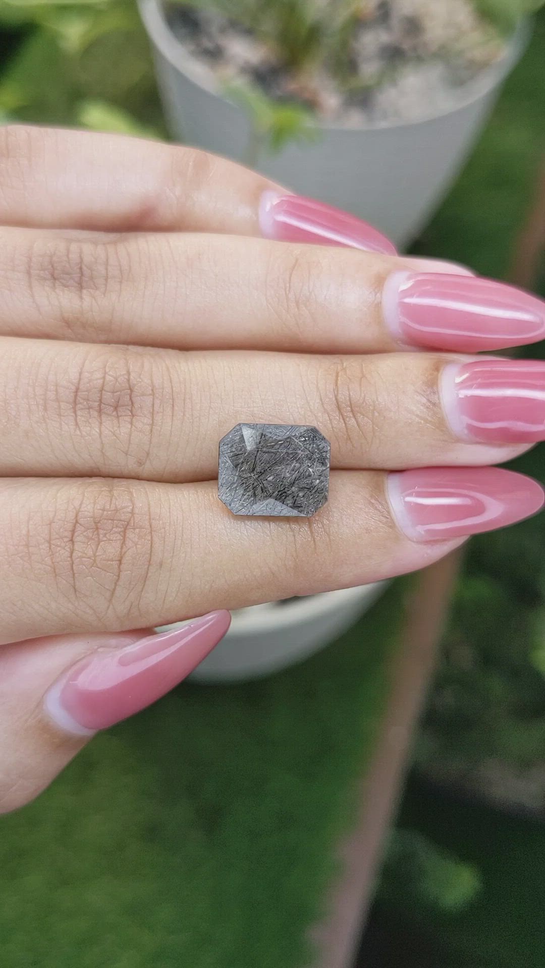 5.06 Ct. Rutilated Quartz from Ceylon (Sri Lanka) Size Video