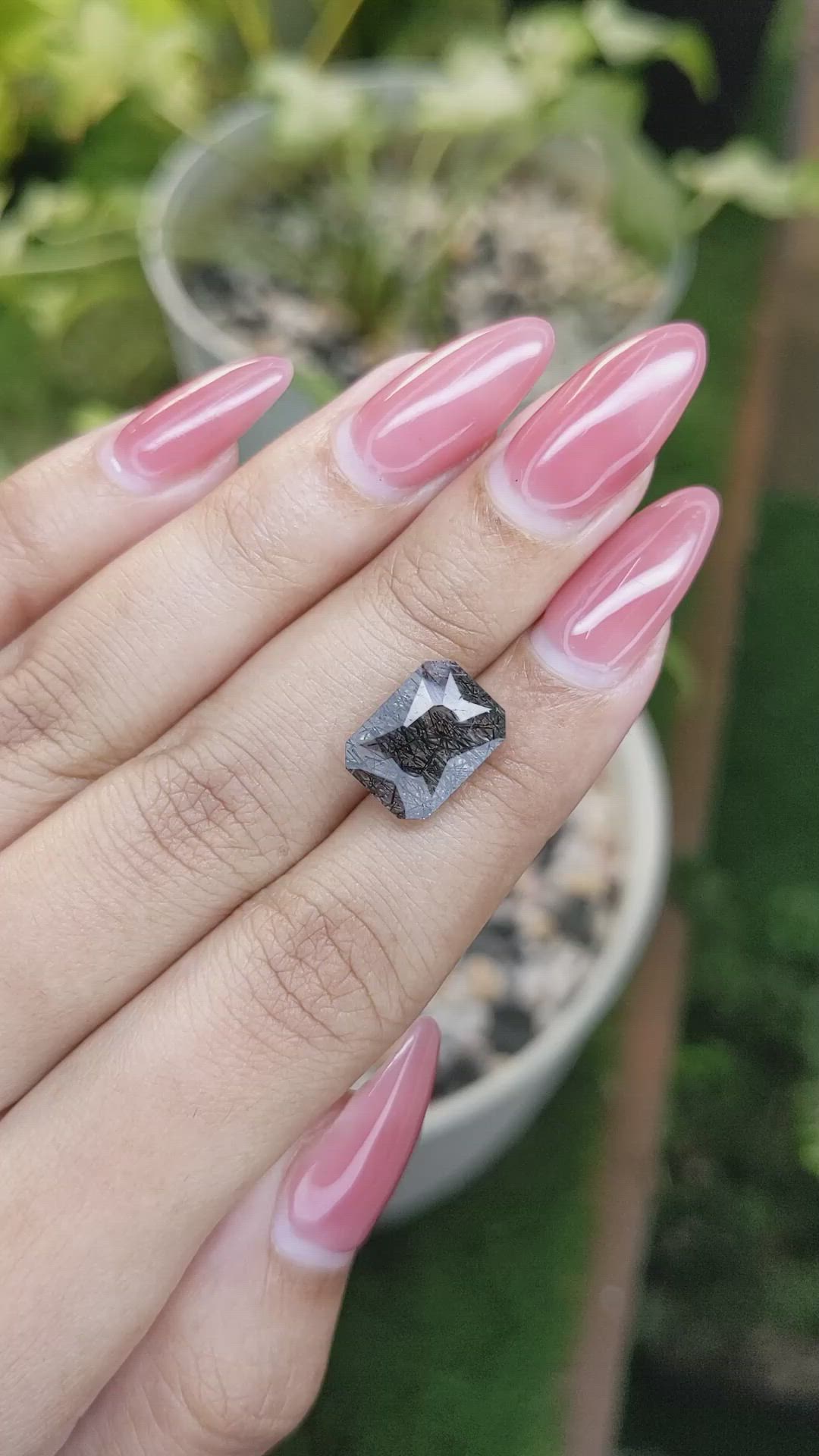 5.05 Ct. Rutilated Quartz from Ceylon (Sri Lanka) Size Video