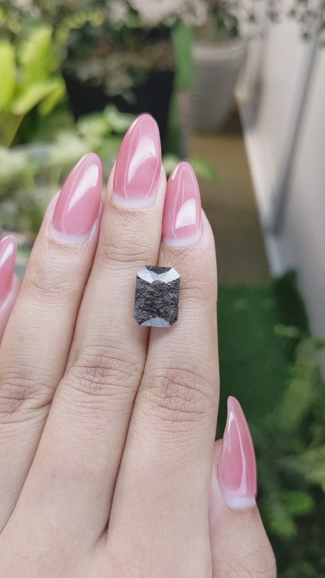 5.05 Ct. Rutilated Quartz from Ceylon (Sri Lanka) Size Video