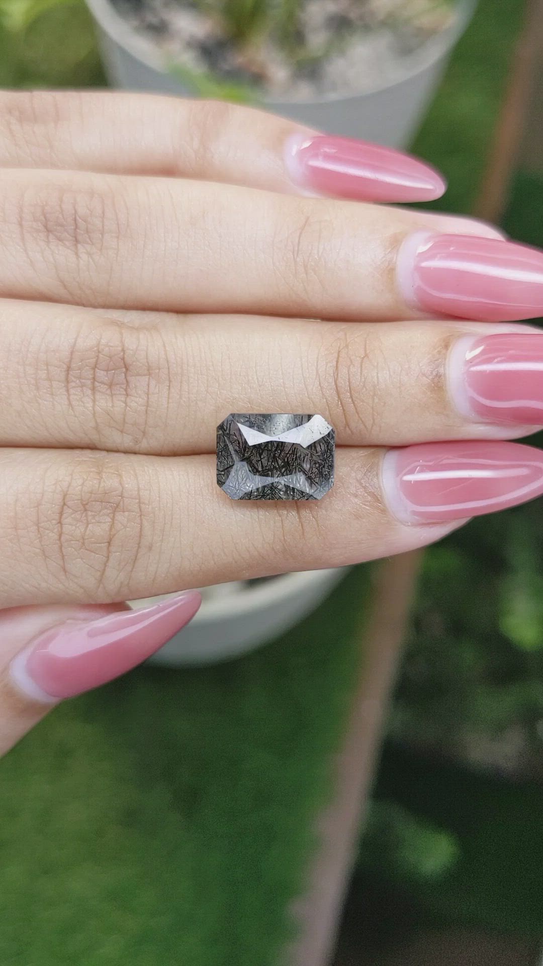 5.05 Ct. Rutilated Quartz from Ceylon (Sri Lanka) Size Video