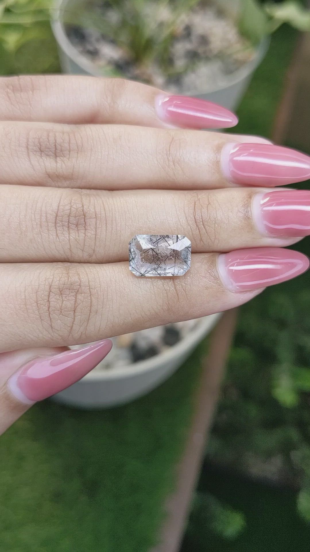 4.27 Ct. Rutilated Quartz from Ceylon (Sri Lanka) Size Video