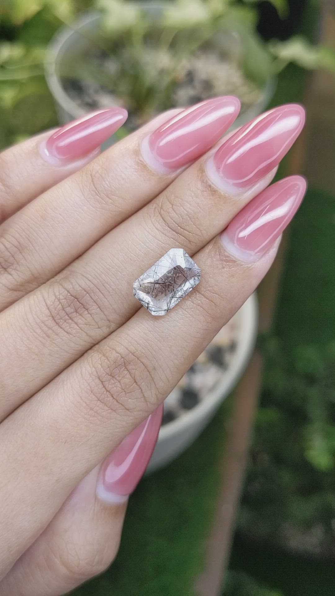 4.27 Ct. Rutilated Quartz from Ceylon (Sri Lanka) Size Video