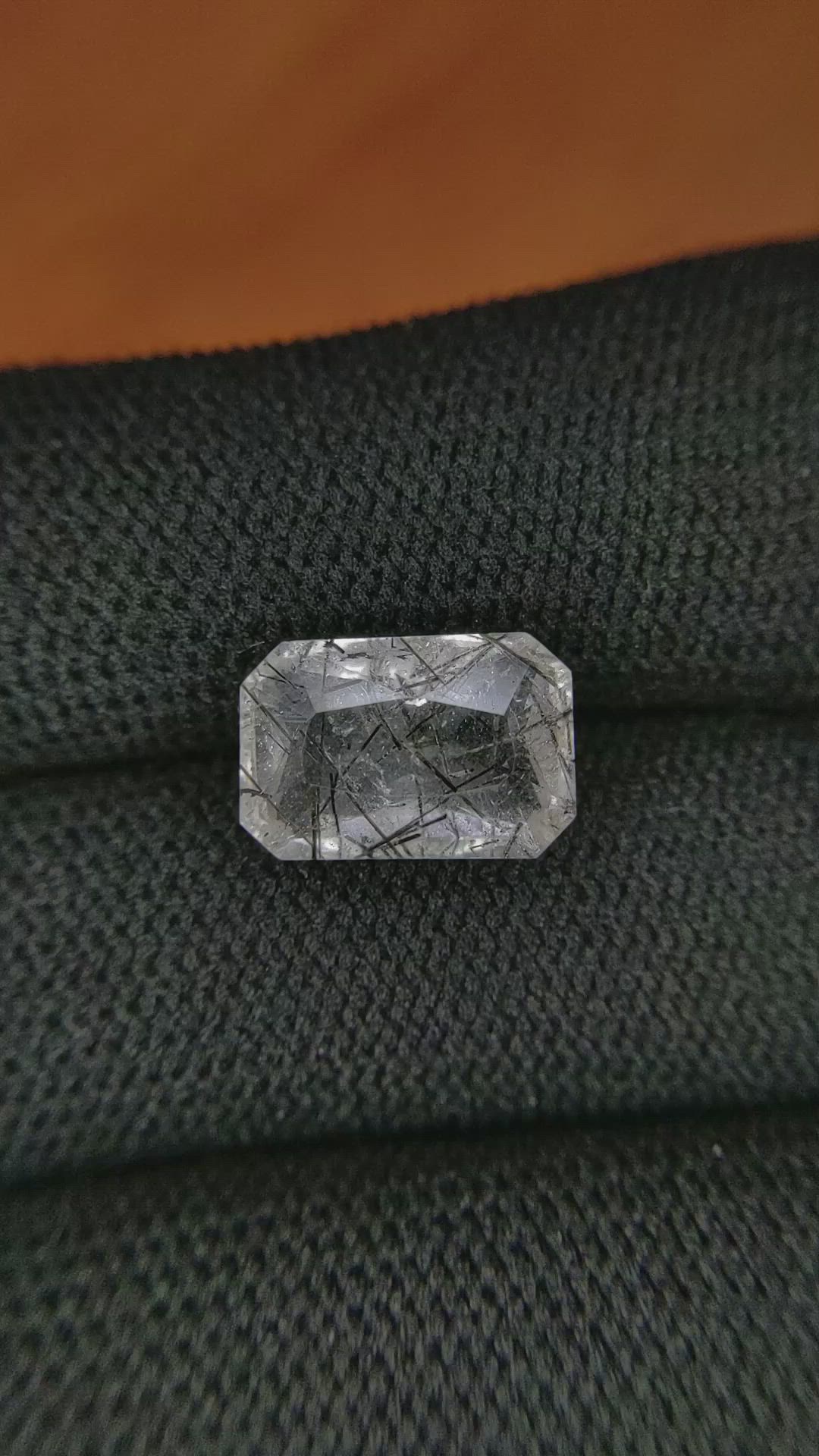 4.27 Ct. Rutilated Quartz from Ceylon (Sri Lanka) Size Video