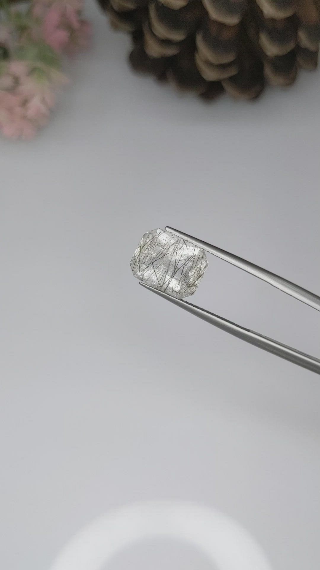 4.35 Ct. Rutilated Quartz from Ceylon (Sri Lanka) Size Video