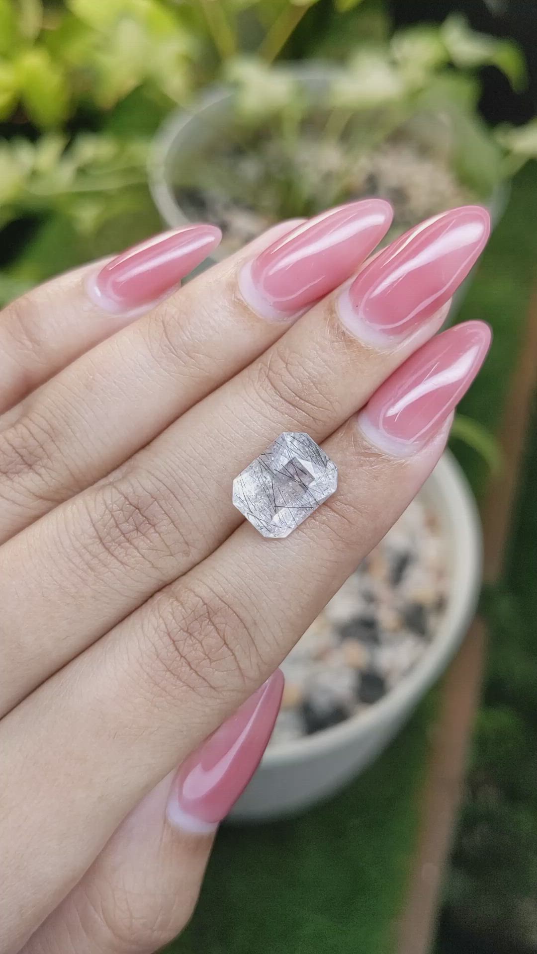 4.35 Ct. Rutilated Quartz from Ceylon (Sri Lanka) Size Video