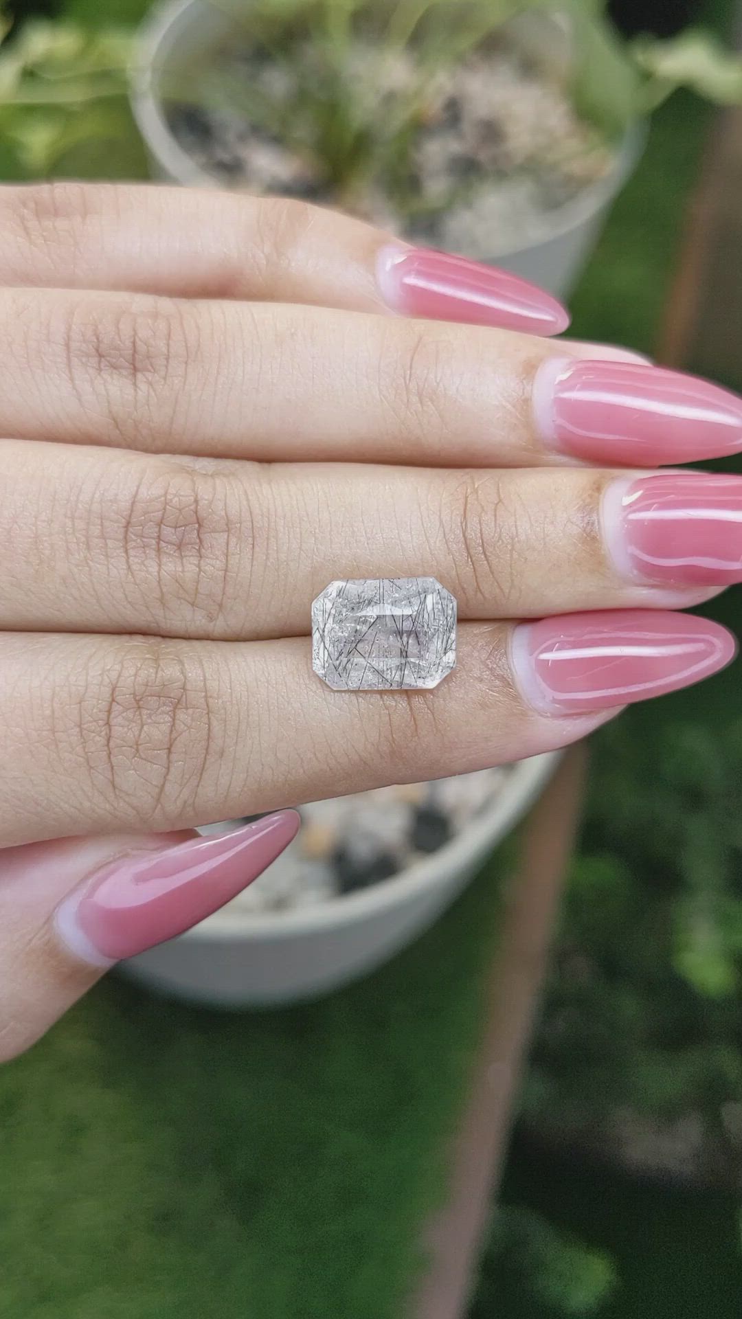 4.35 Ct. Rutilated Quartz from Ceylon (Sri Lanka) Size Video