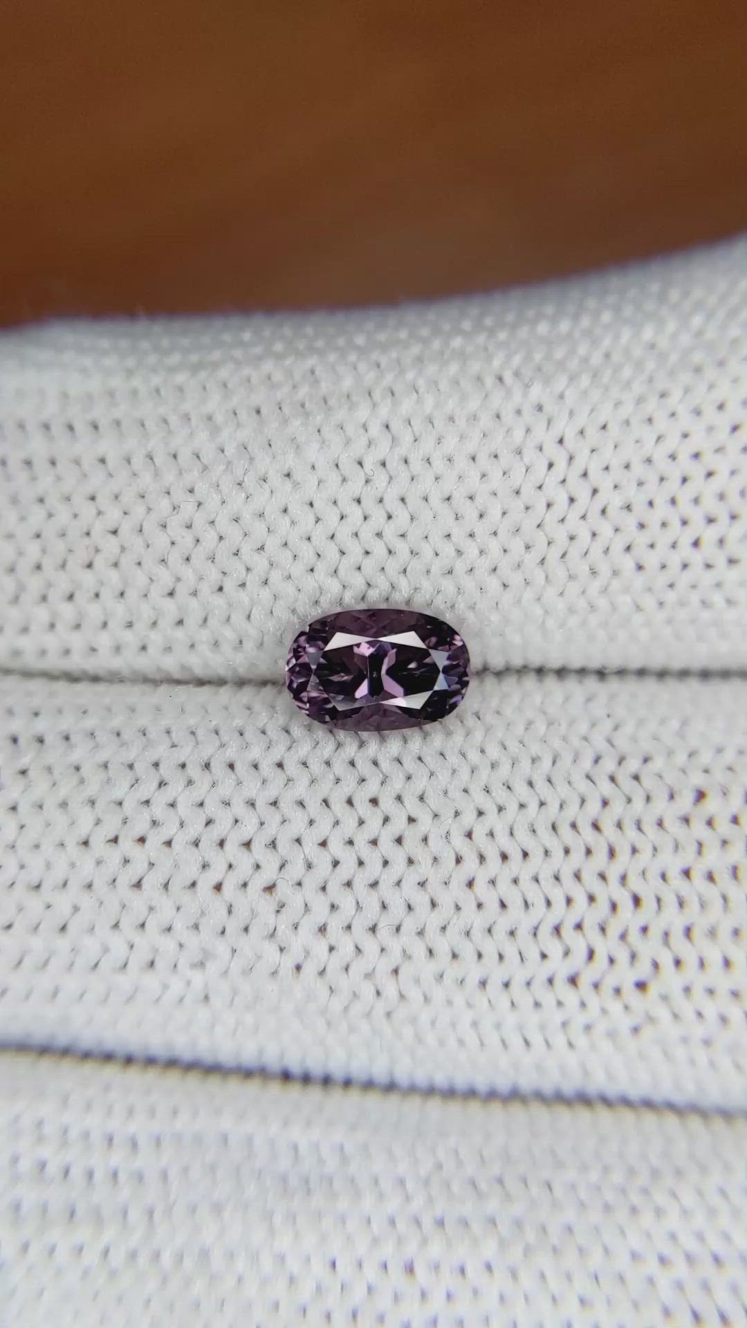 1.11 Ct. Spinel from Ceylon (Sri Lanka) Size Video