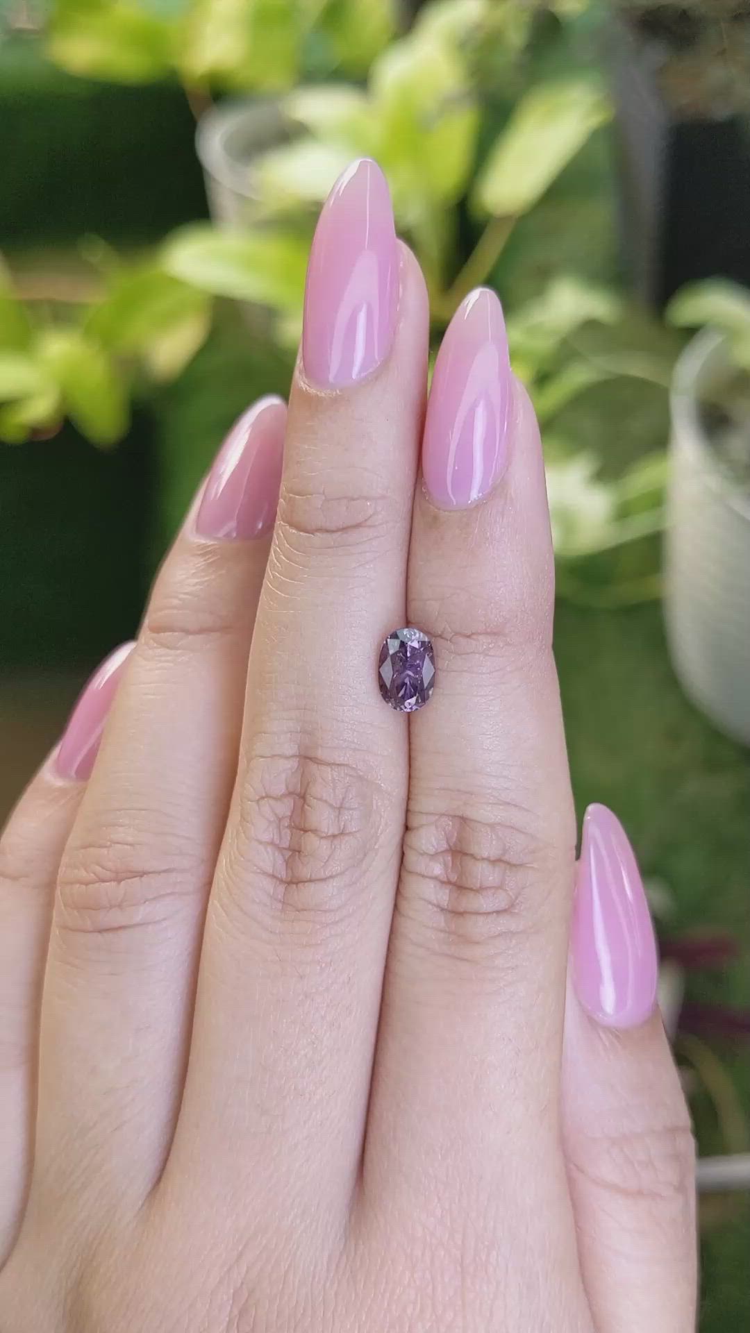 1.11 Ct. Spinel from Ceylon (Sri Lanka) Size Video