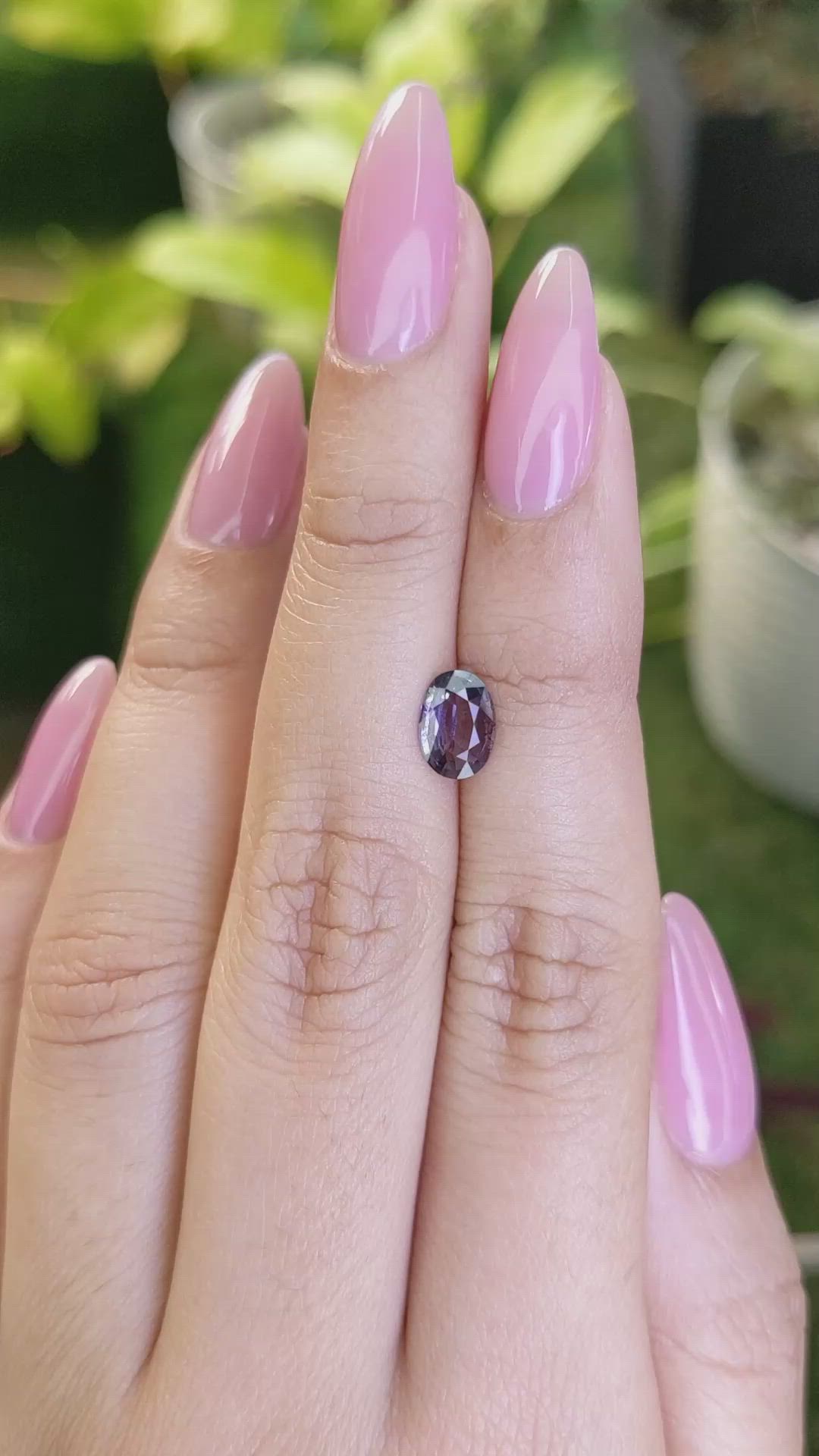 0.78 Ct. Spinel from Ceylon (Sri Lanka) Size Video