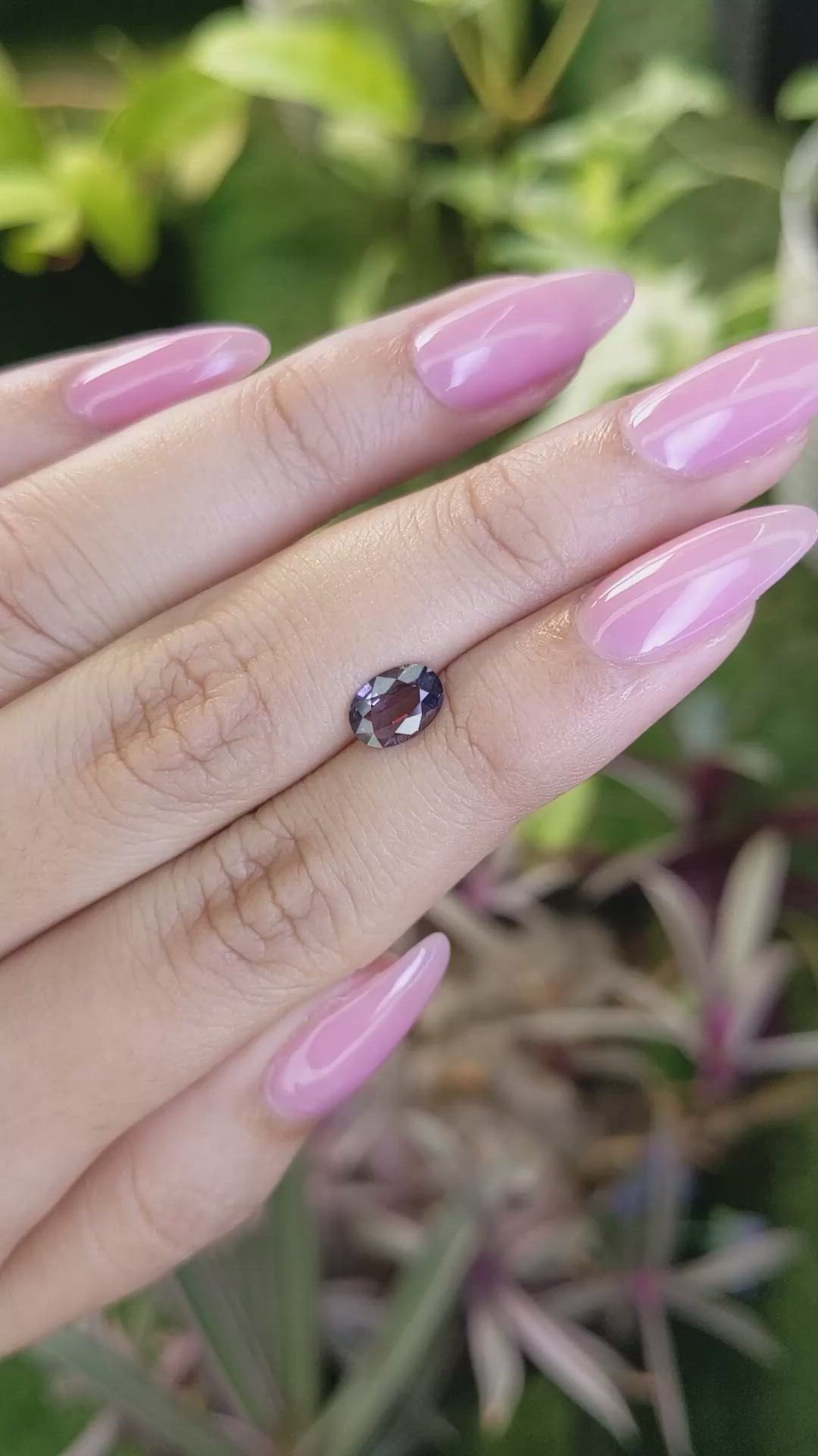 0.78 Ct. Spinel from Ceylon (Sri Lanka) Size Video