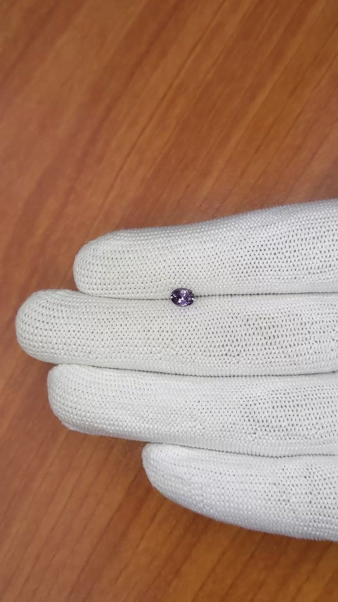 0.40 Ct. Spinel from Ceylon (Sri Lanka) Size Video