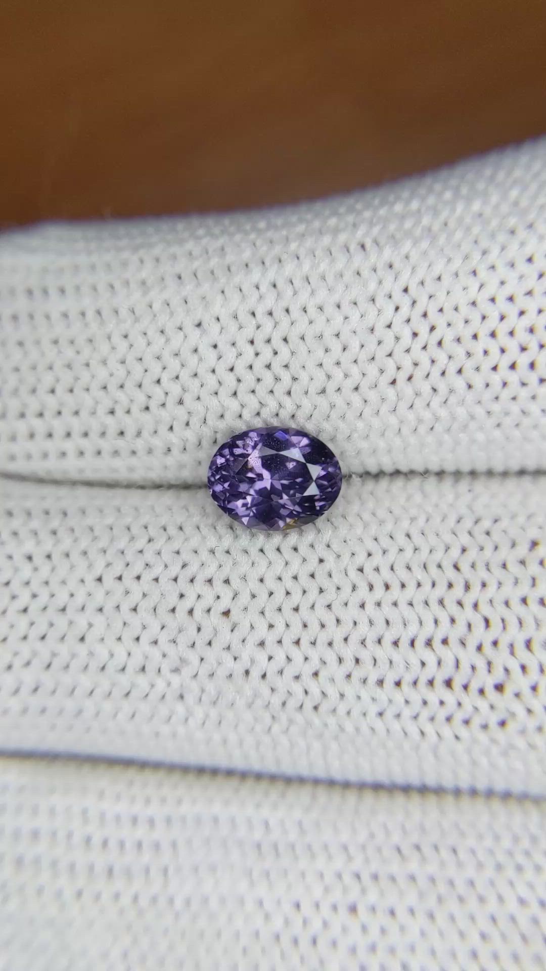 1.27 Ct. Spinel from Ceylon (Sri Lanka) Size Video