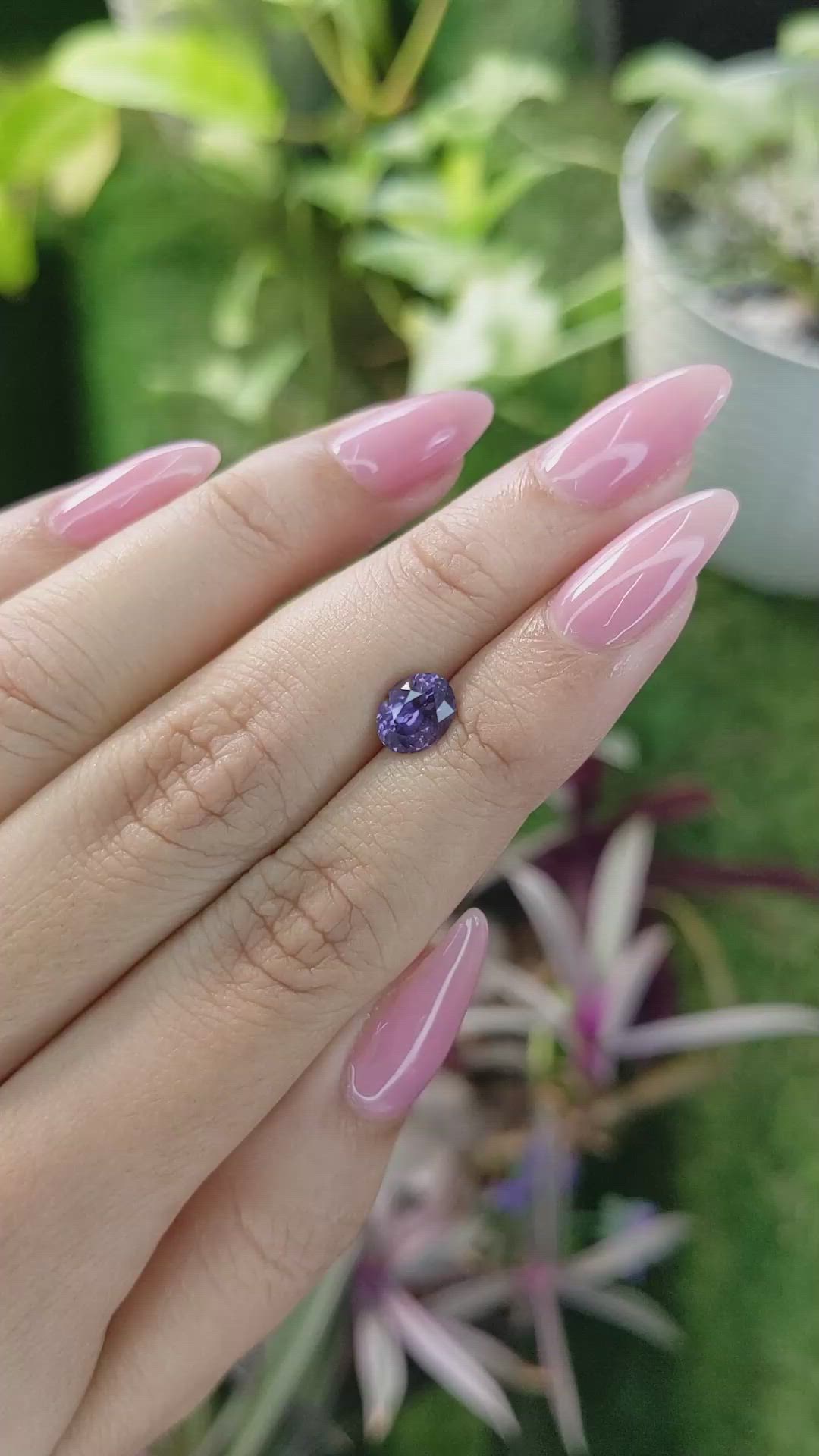 1.27 Ct. Spinel from Ceylon (Sri Lanka) Size Video