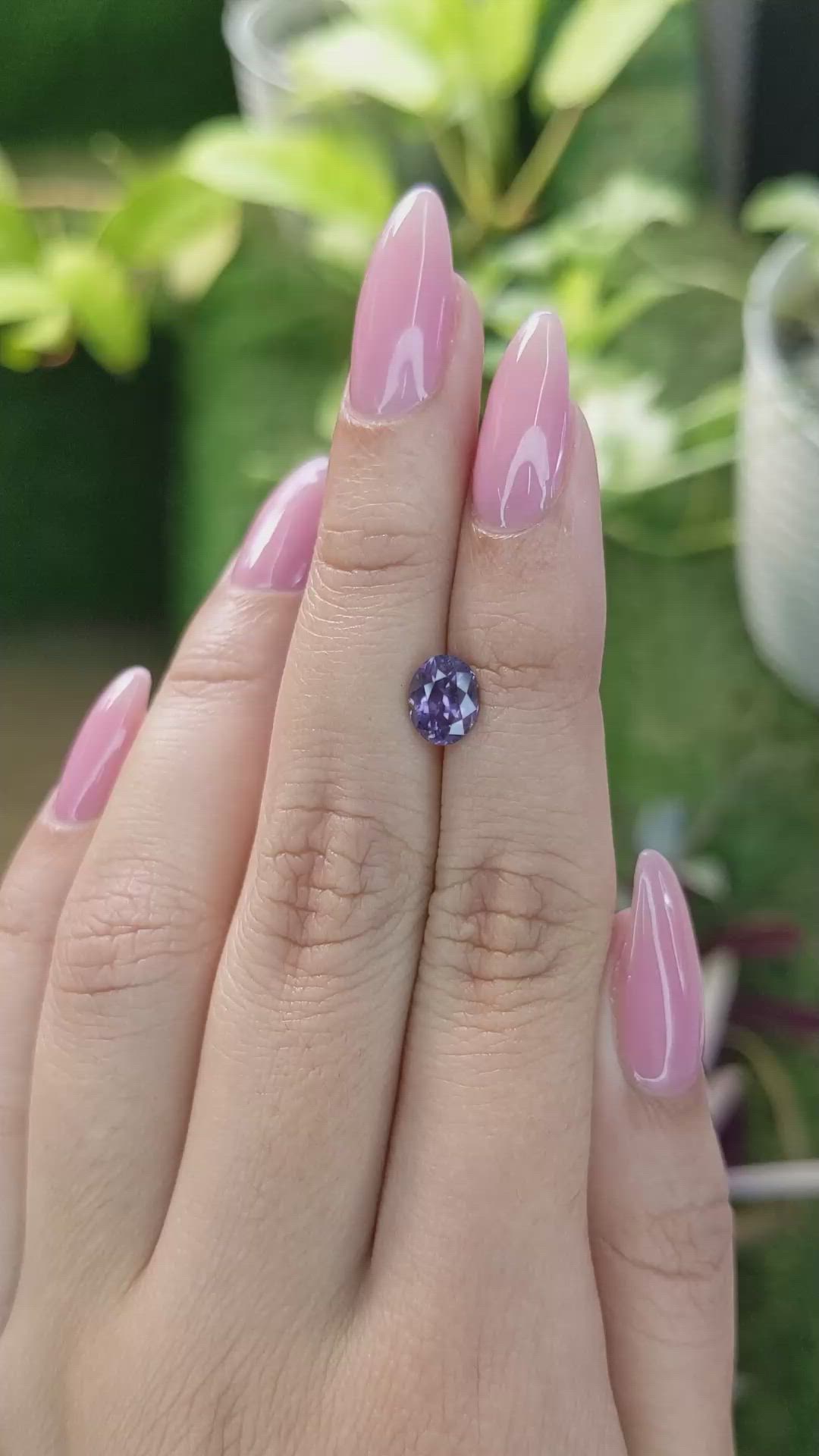 1.27 Ct. Spinel from Ceylon (Sri Lanka) Size Video