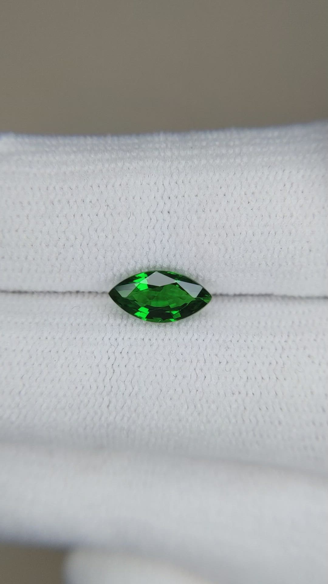 1.04 Ct. Tsavorite Garnet from East Africa Size Video