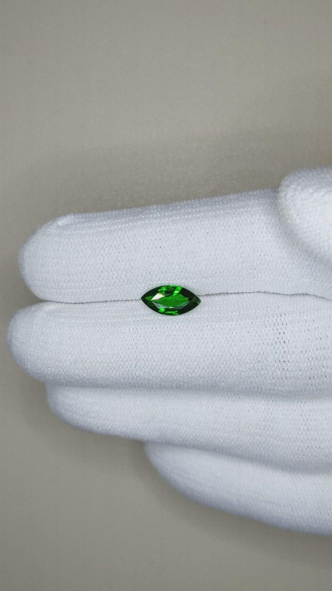 1.04 Ct. Tsavorite Garnet from East Africa Size Video