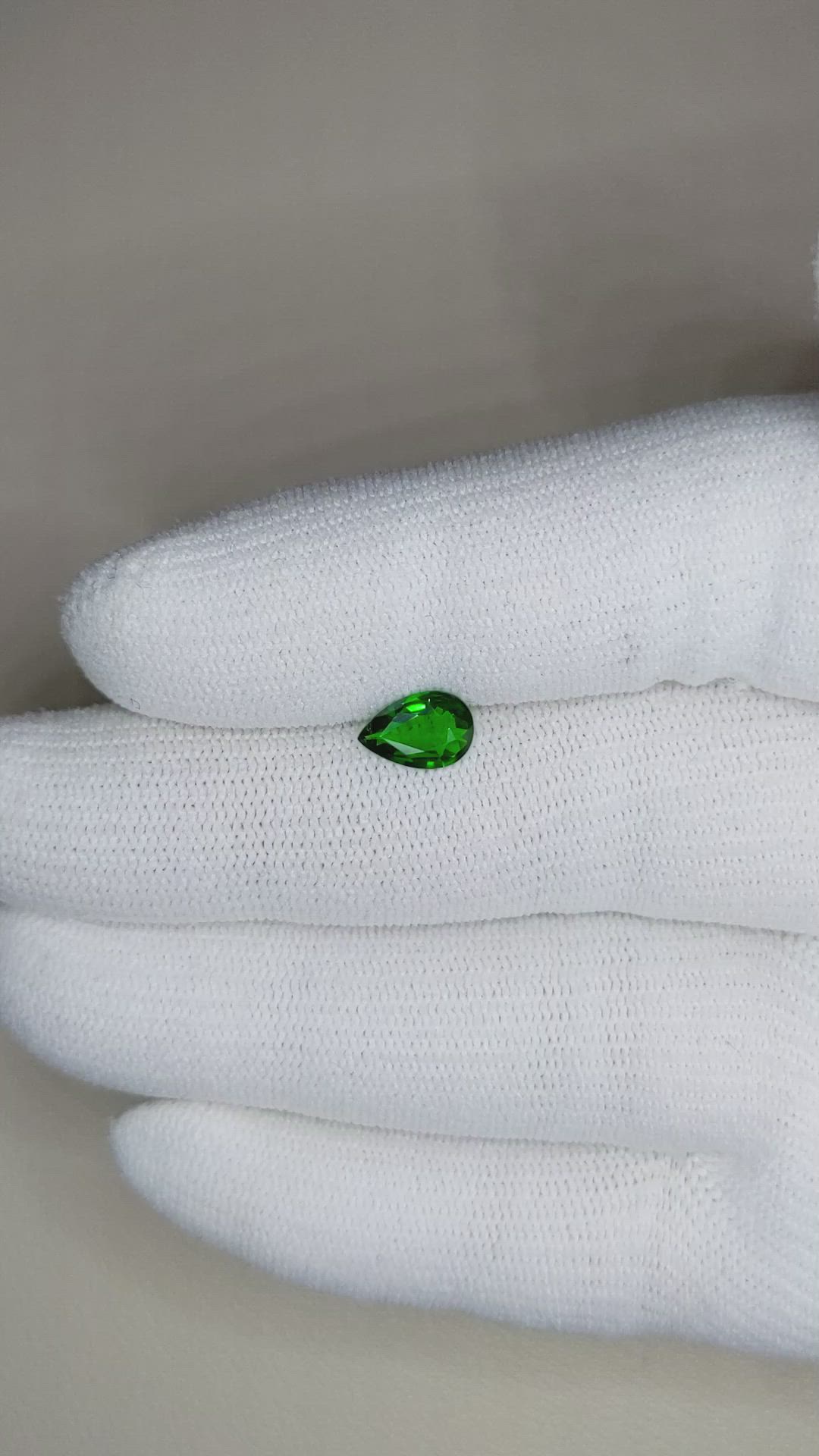 0.80 Ct. Tsavorite Garnet from East Africa Size Video