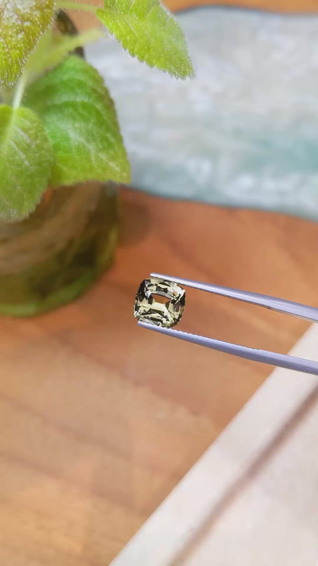 2.57 Ct. Kornerupine from Ceylon (Sri Lanka) Size Video