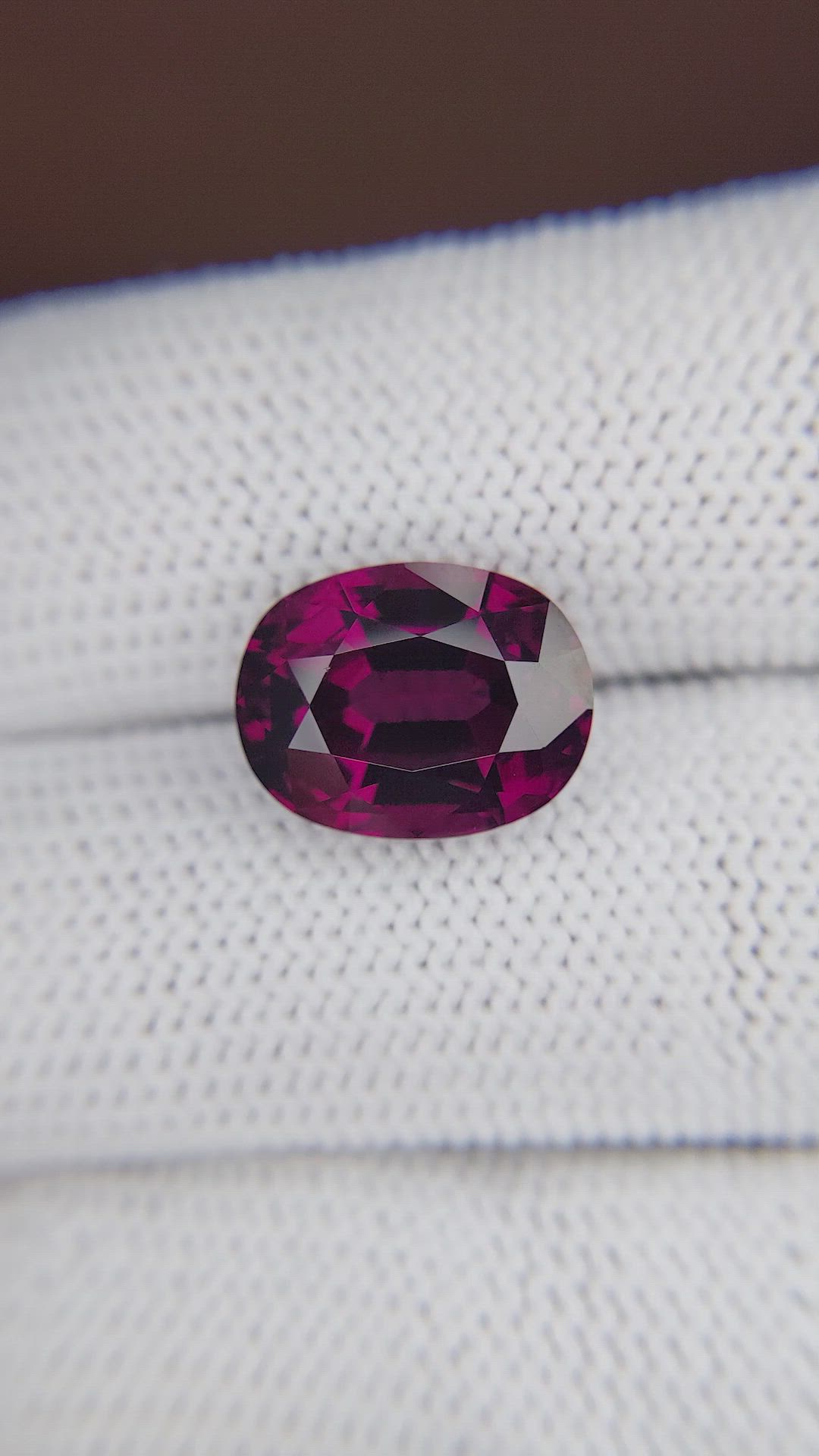 9.85 Ct. Rhodolite Garnet from Tanzania Size Video