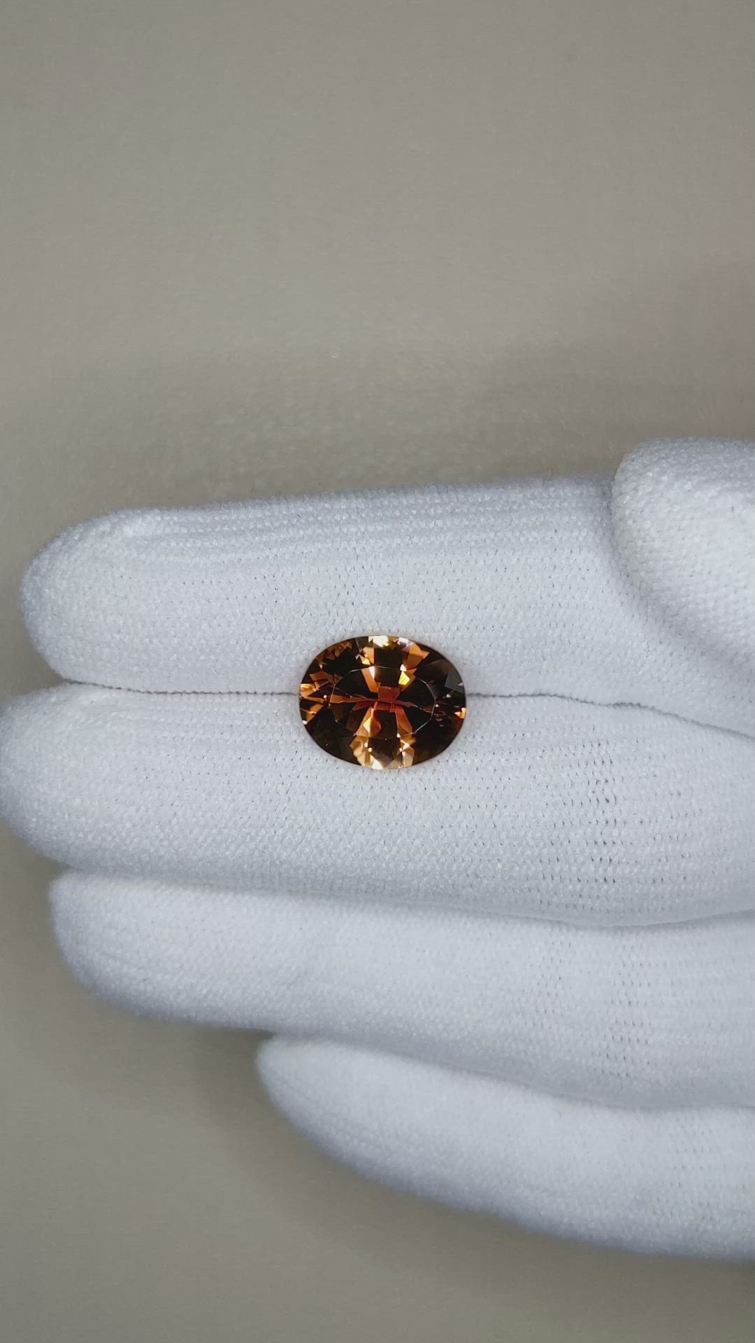 3.68 Ct. Tourmaline from Brazil Size Video