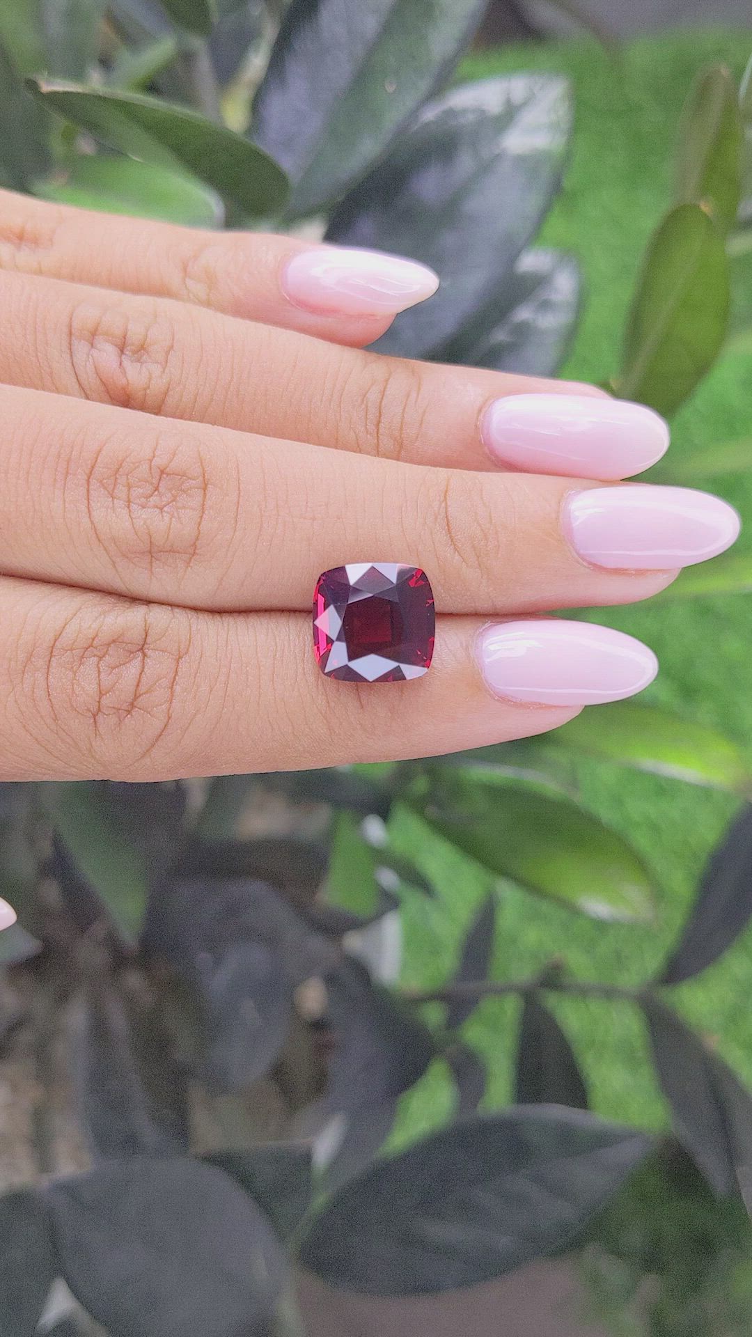 6.34 Ct. Garnet from Tanzania Size Video