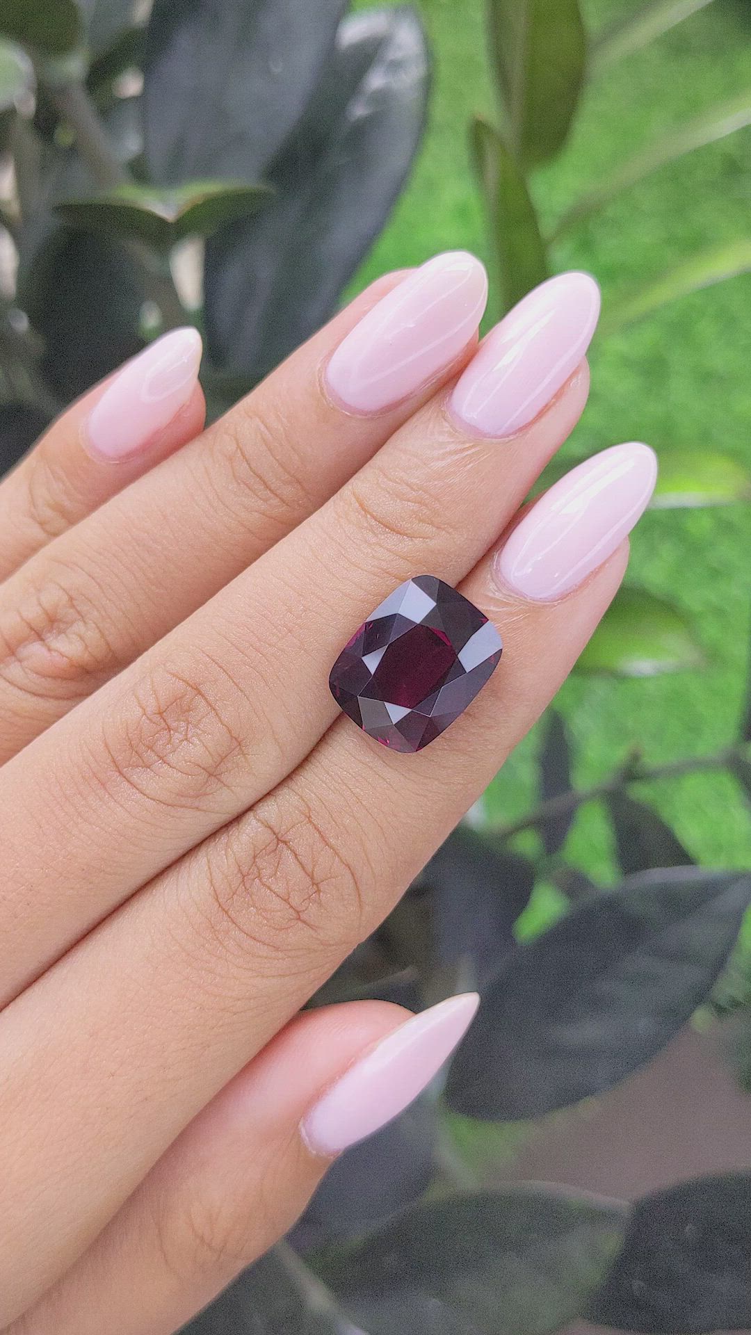 11.13 Ct. Garnet from Tanzania Size Video