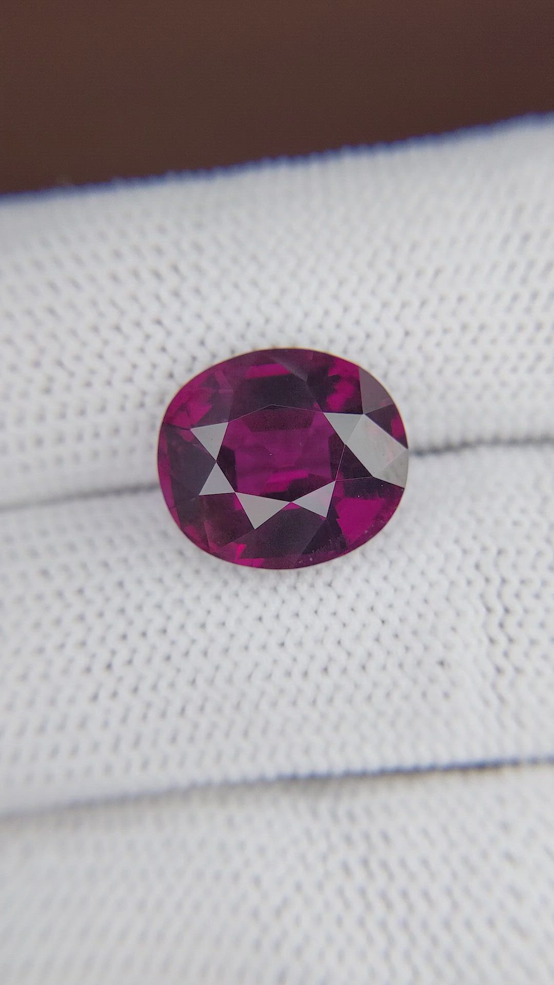 9.76 Ct. Rhodolite Garnet from Tanzania Size Video