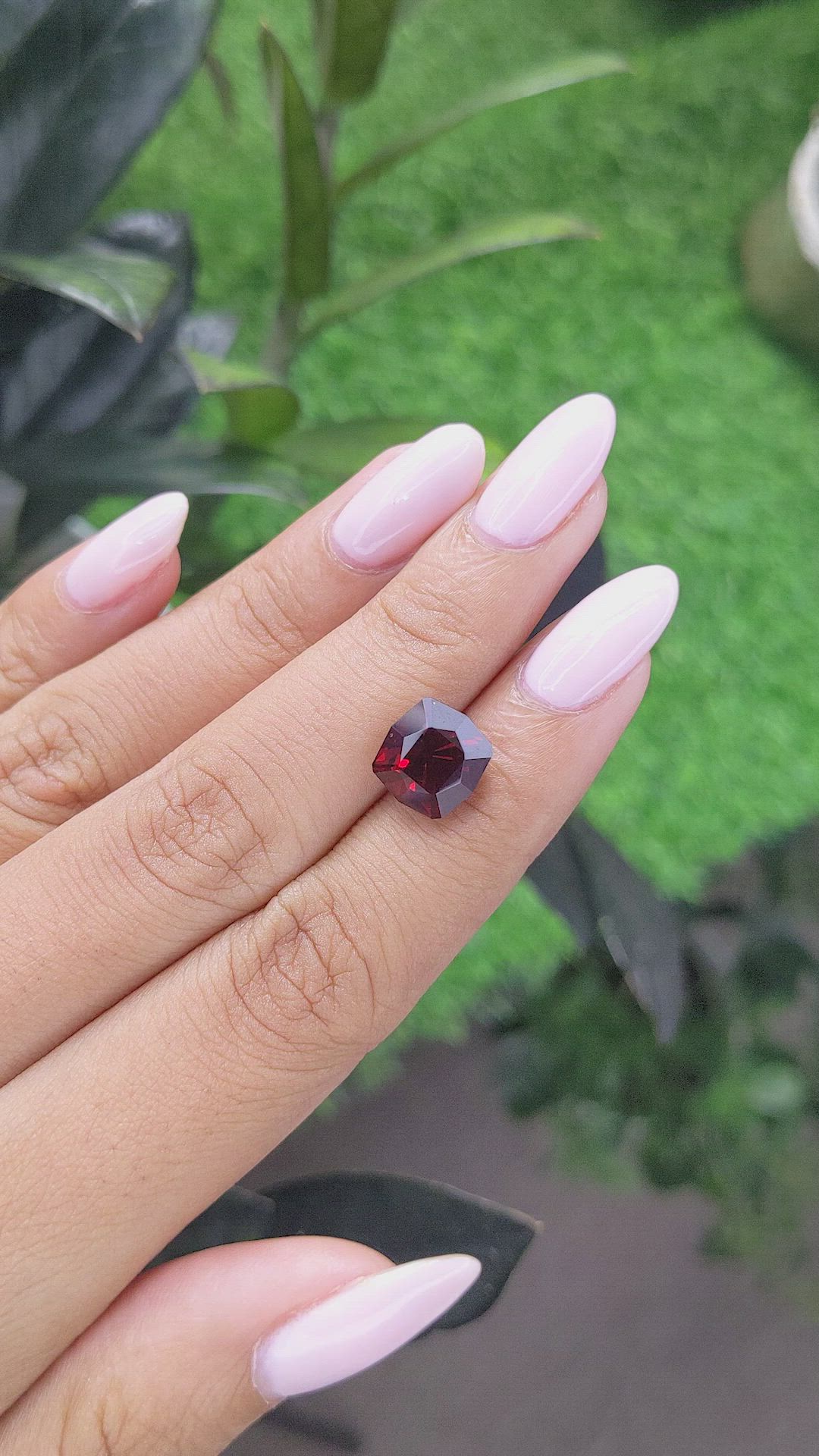 5.35 Ct. Garnet from Tanzania Size Video