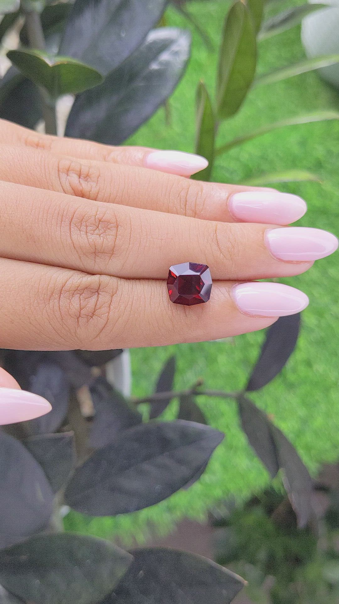 5.35 Ct. Garnet from Tanzania Size Video