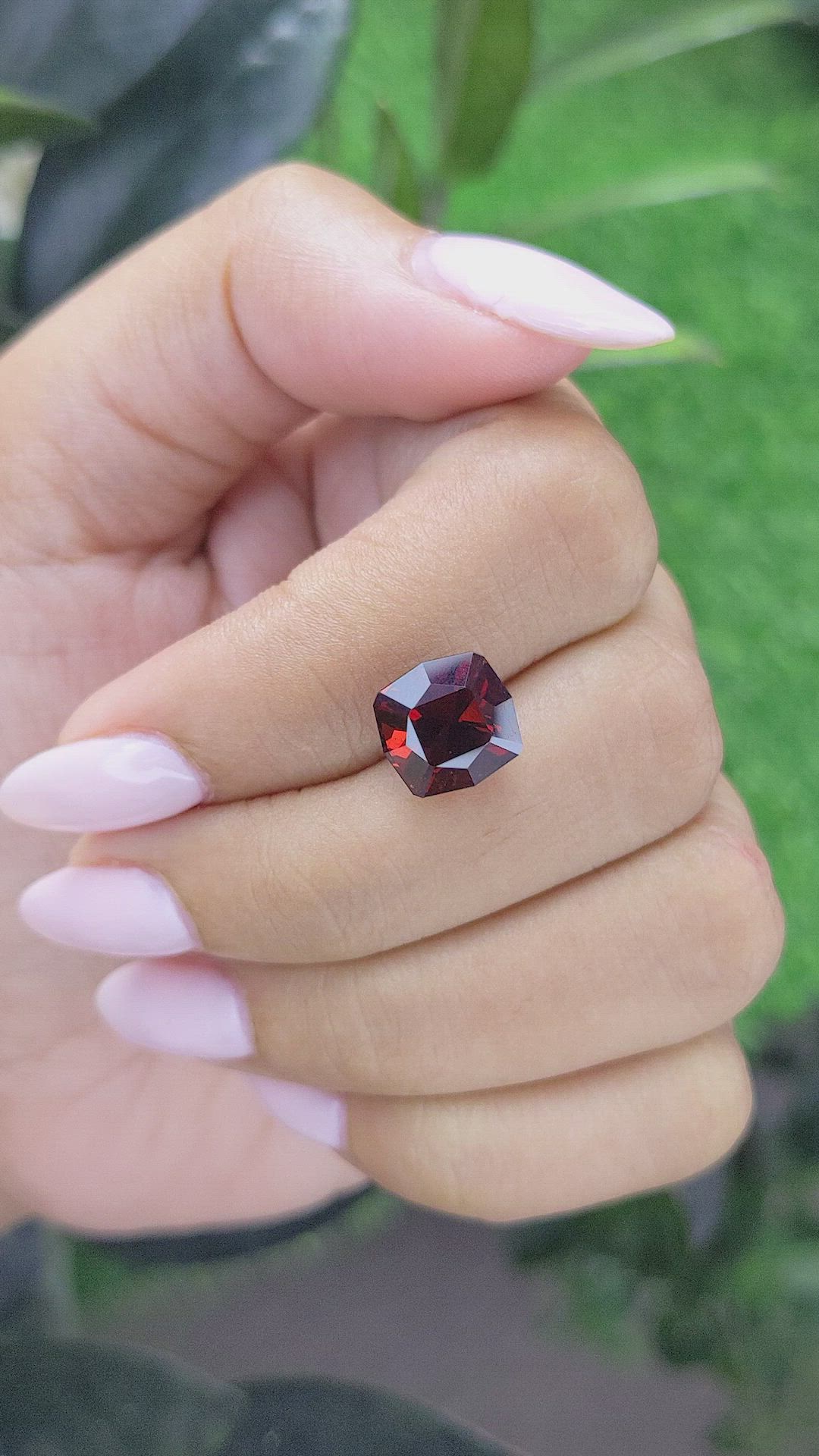 5.35 Ct. Garnet from Tanzania Size Video