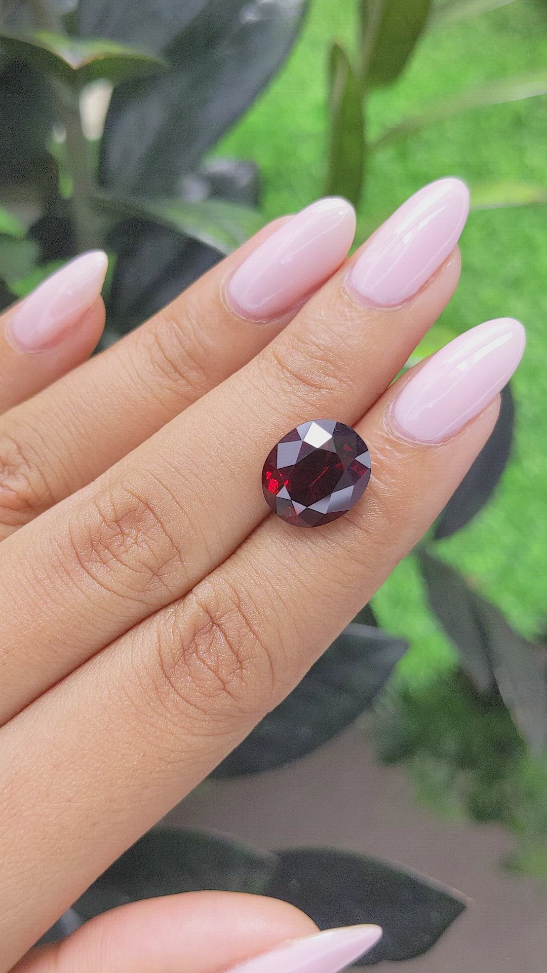 7.51 Ct. Garnet from Tanzania Size Video