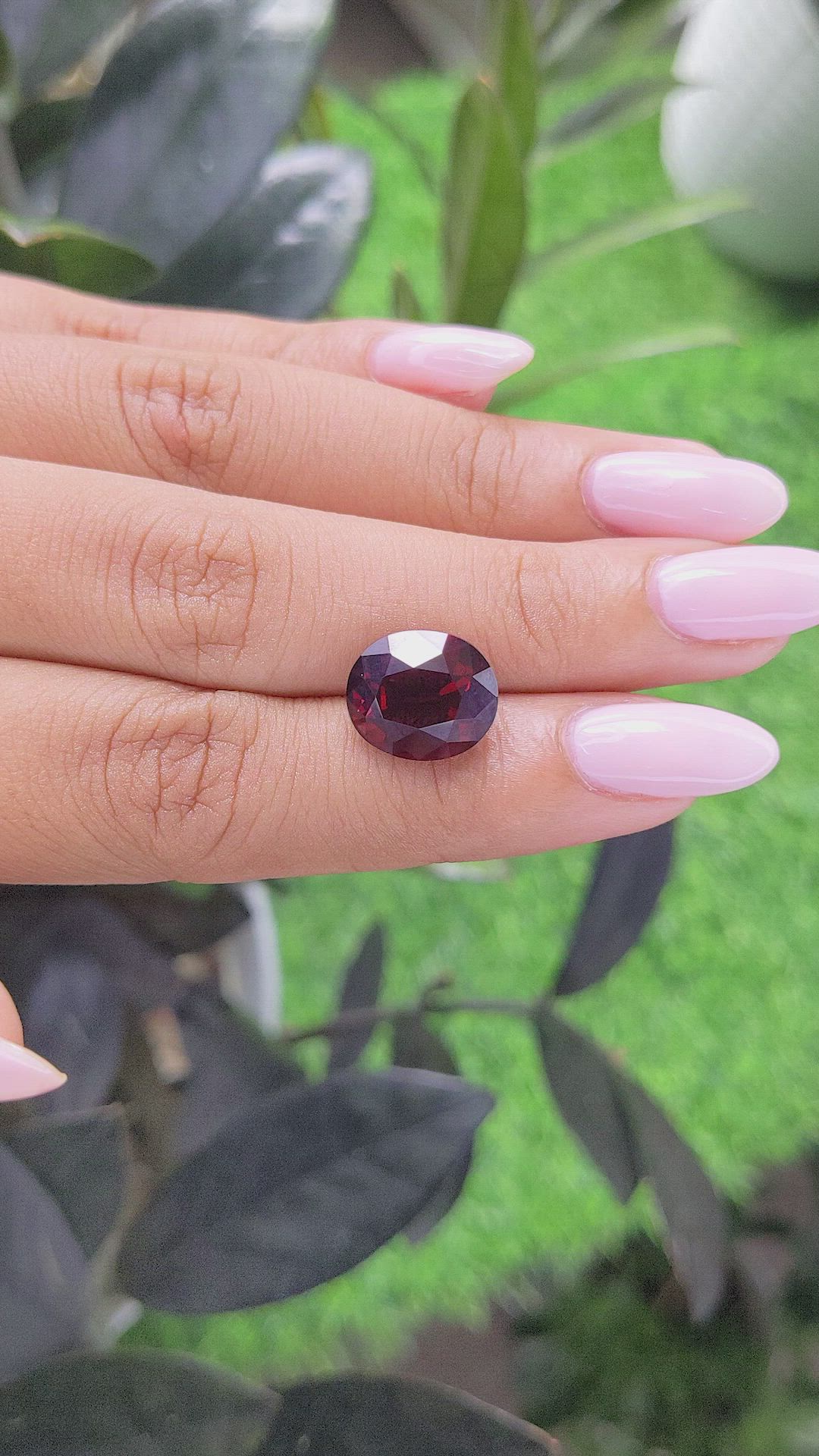 7.51 Ct. Garnet from Tanzania Size Video
