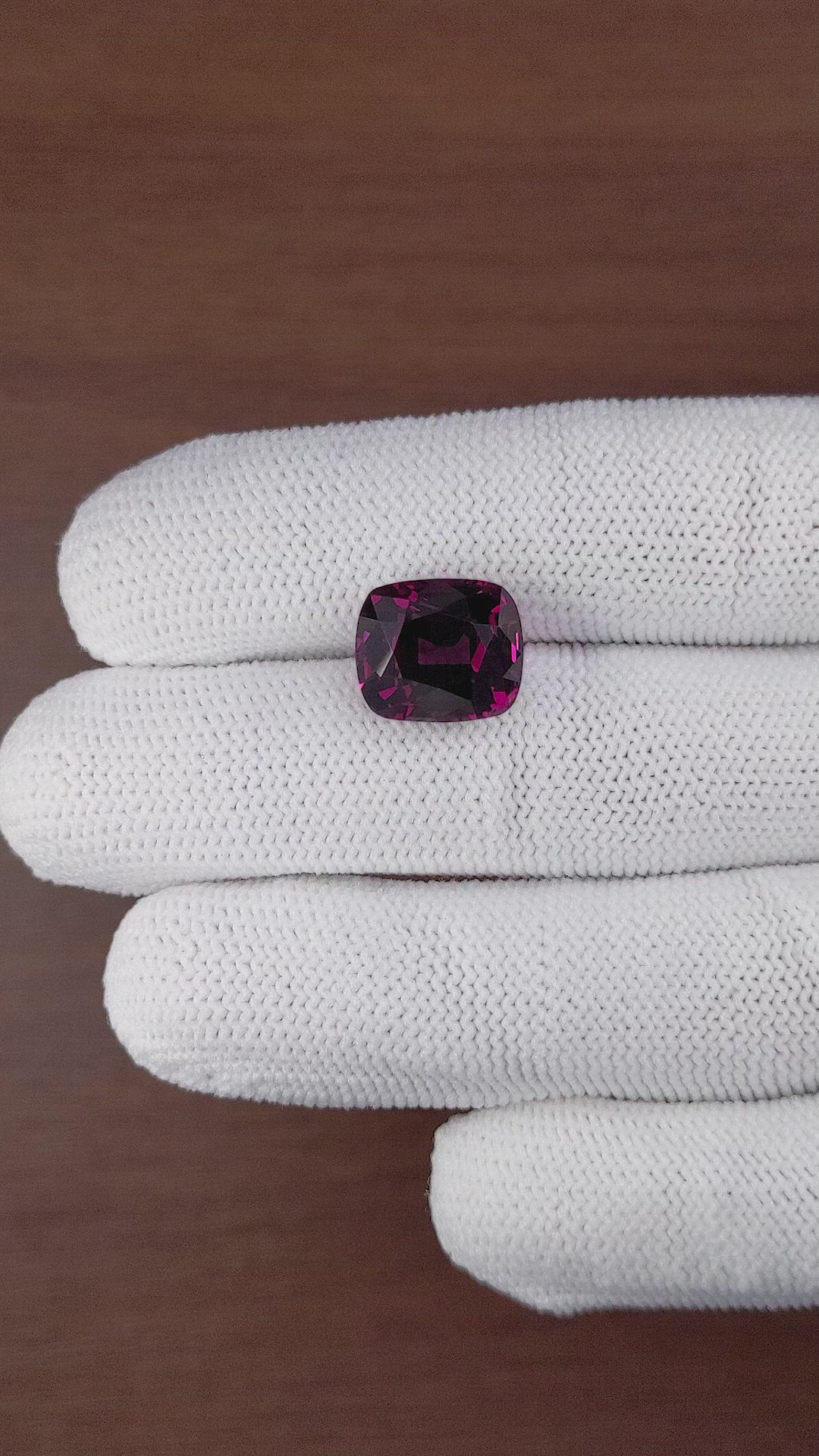 12.29 Ct. Rhodolite Garnet from Tanzania Size Video