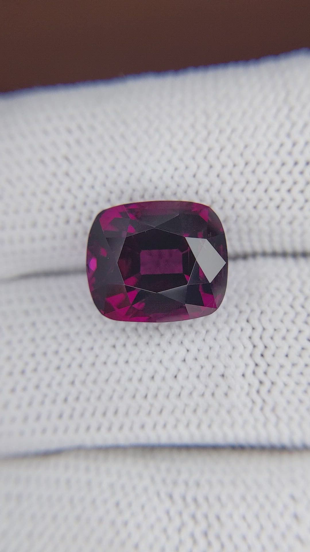 12.29 Ct. Rhodolite Garnet from Tanzania Size Video