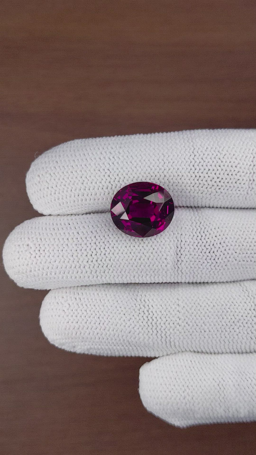 14.74 Ct. Rhodolite Garnet from Tanzania Size Video