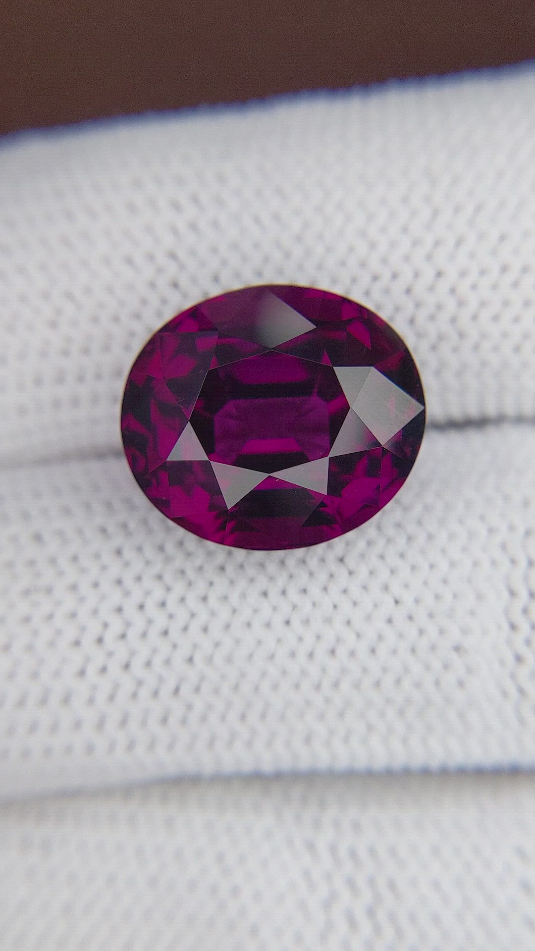 14.74 Ct. Rhodolite Garnet from Tanzania Size Video