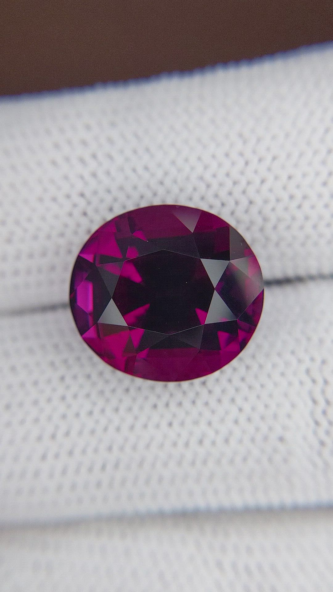 16.66 Ct. Rhodolite Garnet from Tanzania Size Video