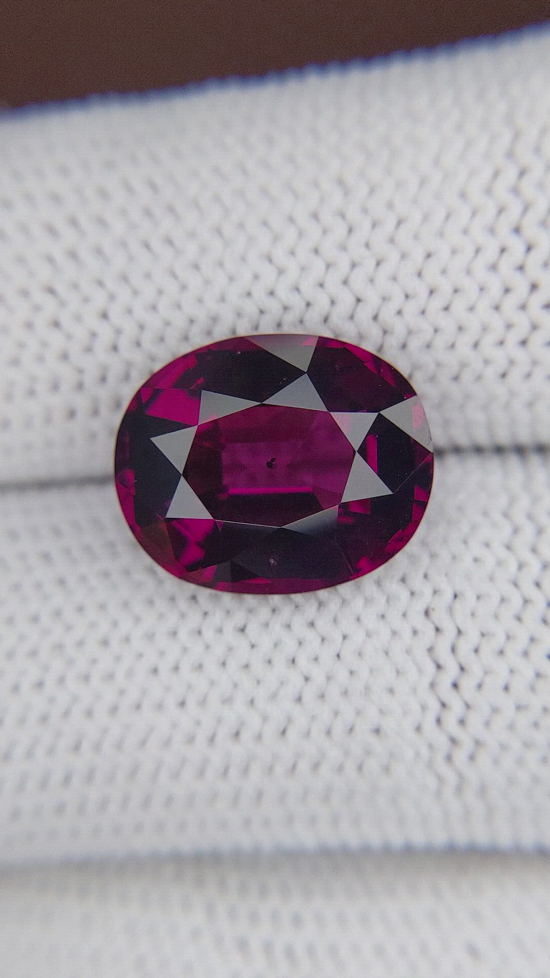 9.40 Ct. Rhodolite Garnet from Tanzania Size Video