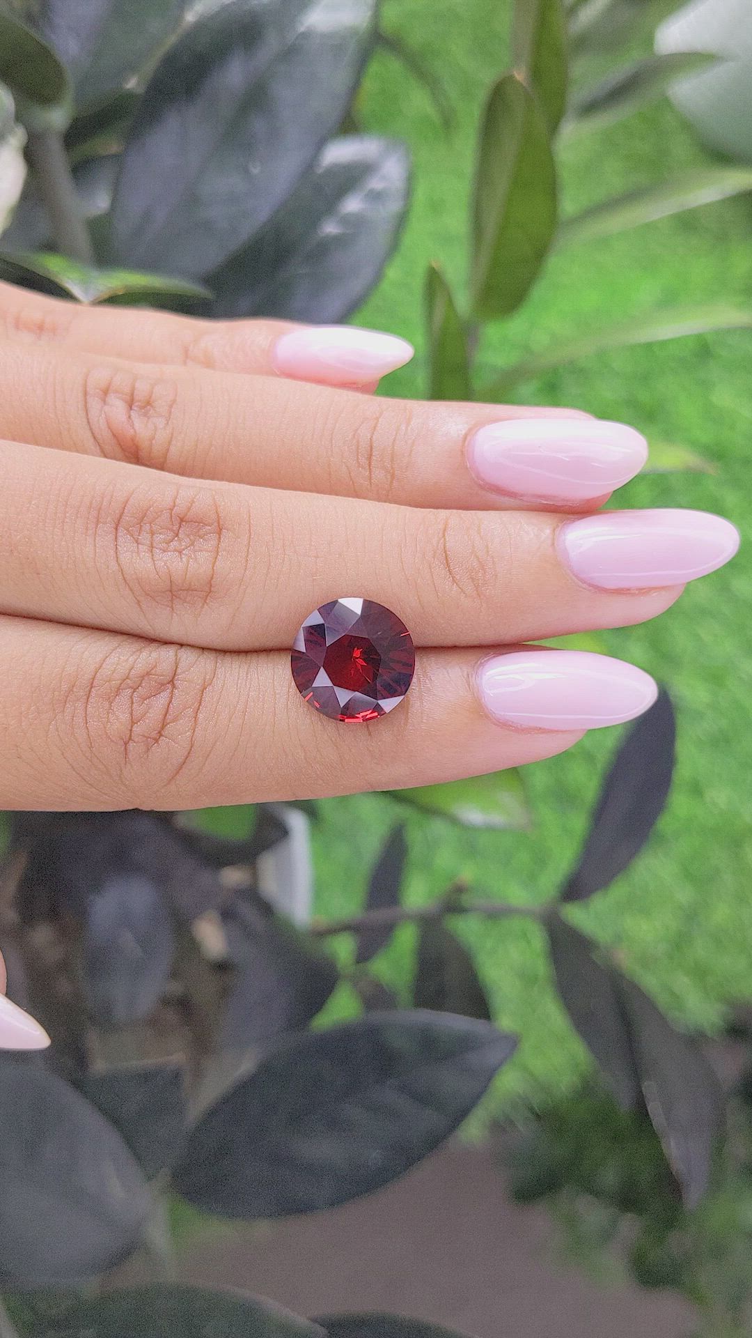 5.43 Ct. Garnet from Tanzania Size Video