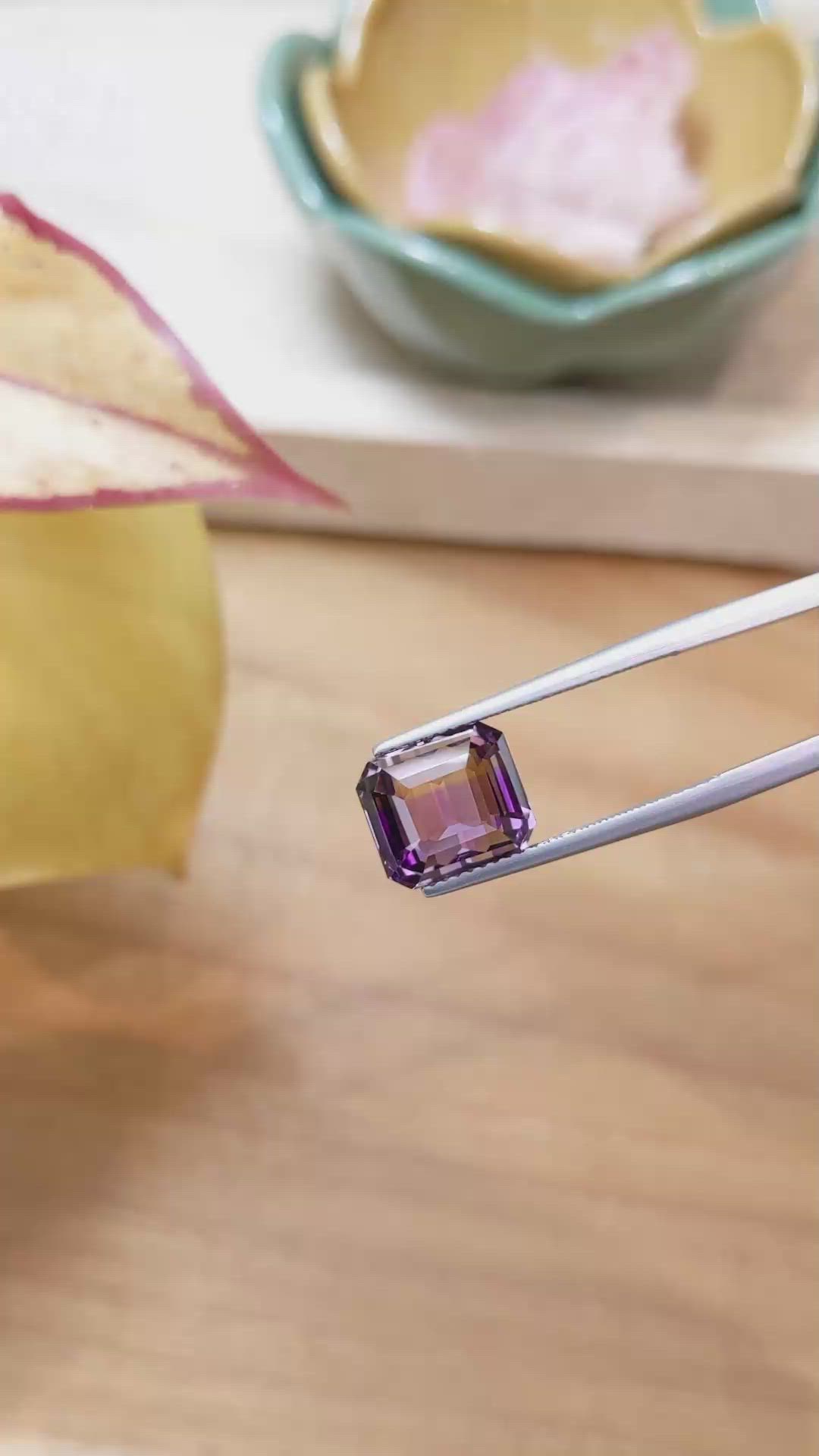 5.45 Ct. Ametrine from Brazil Size Video