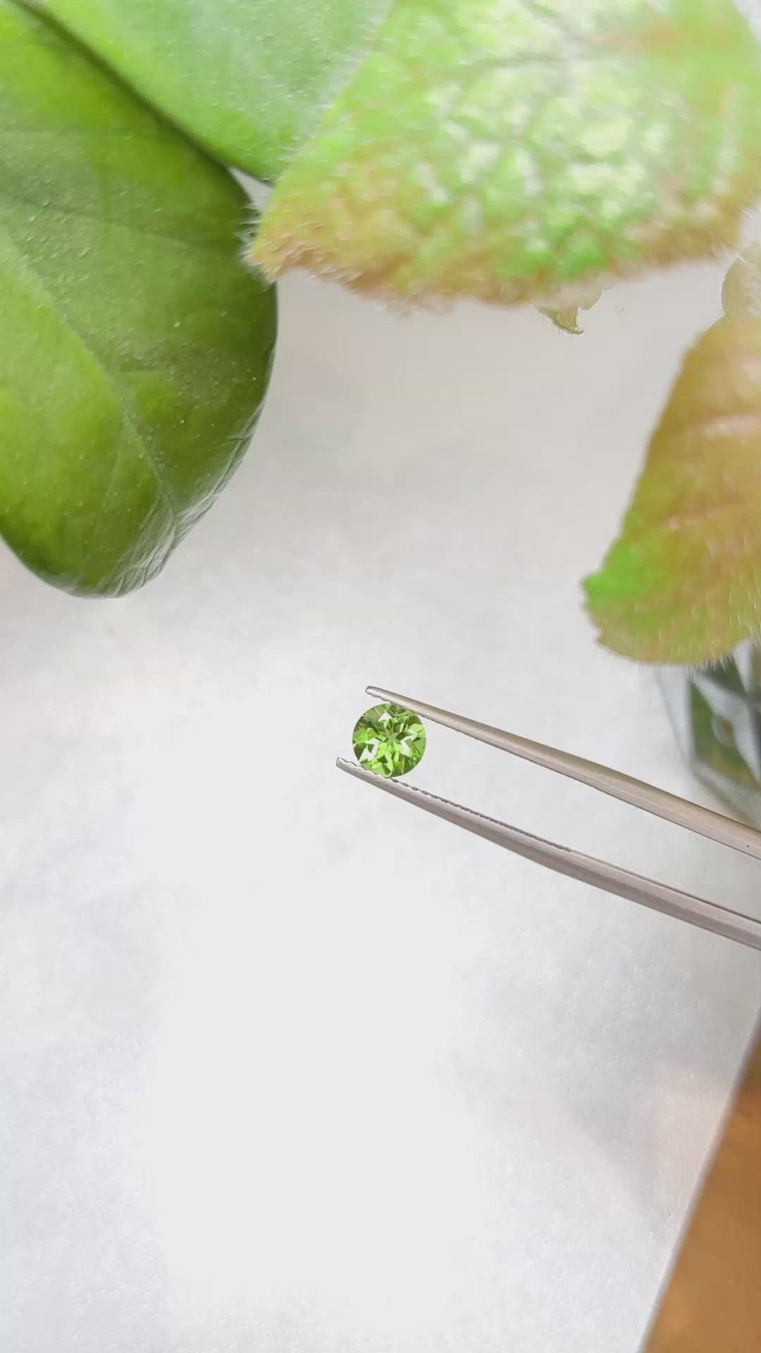 0.85 Ct. Peridot from China Size Video