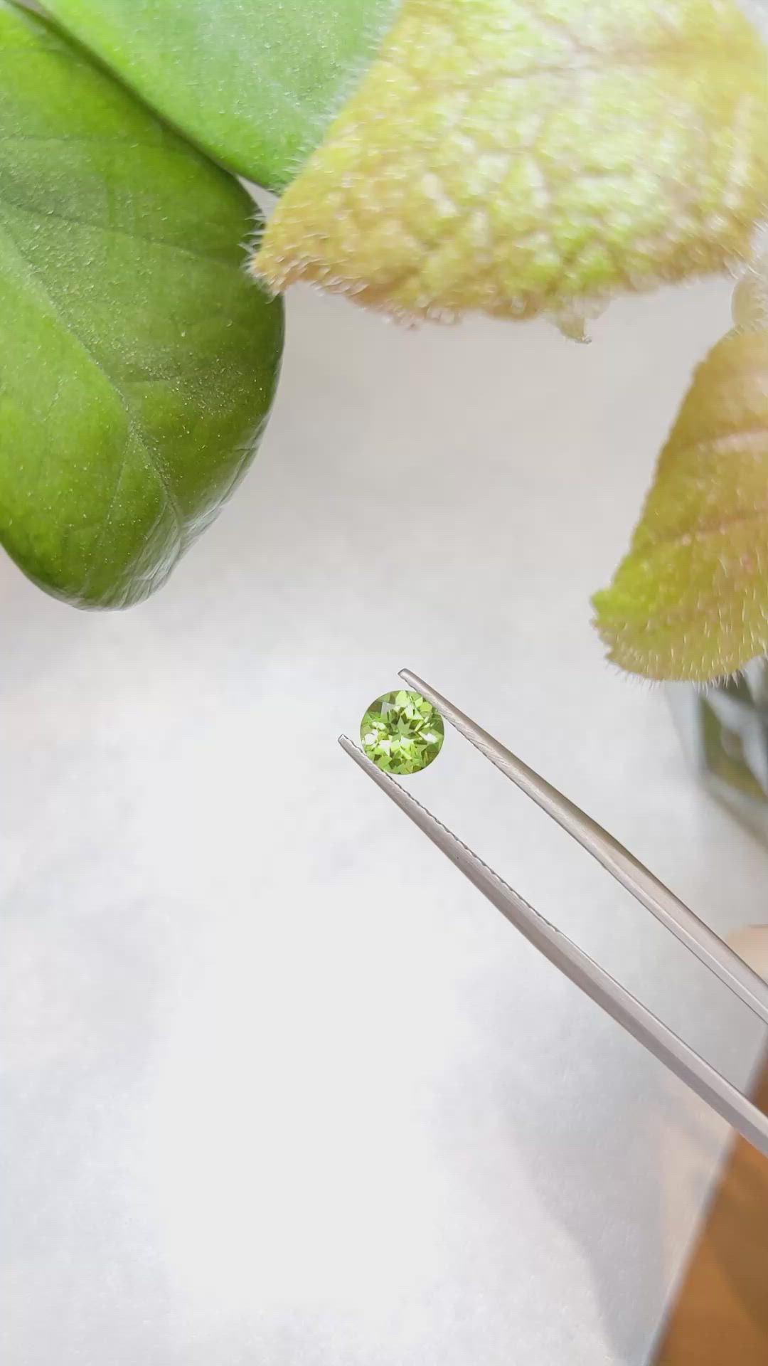 0.88 Ct. Peridot from China Size Video