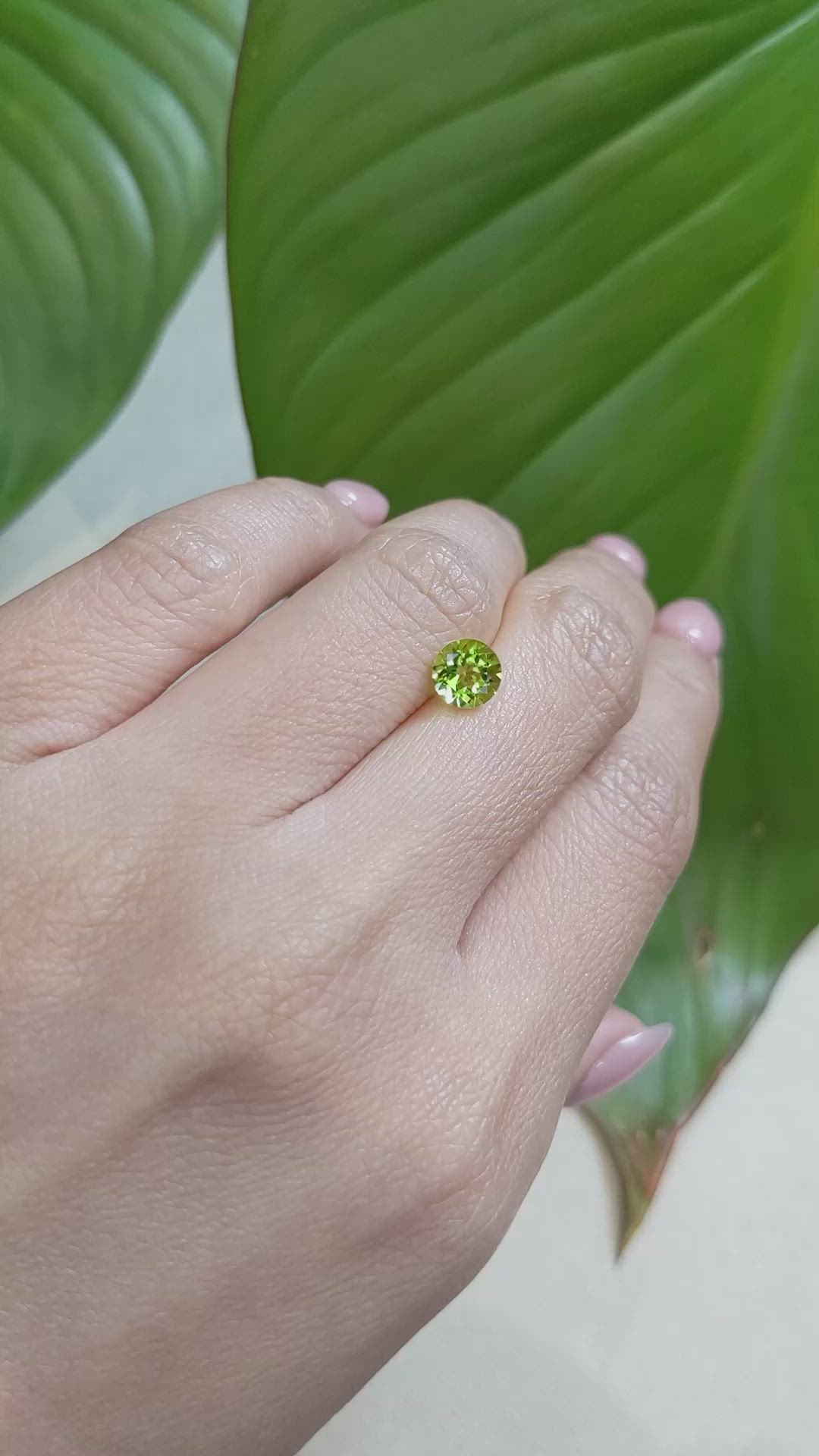 1.04 Ct. Peridot from China Size Video