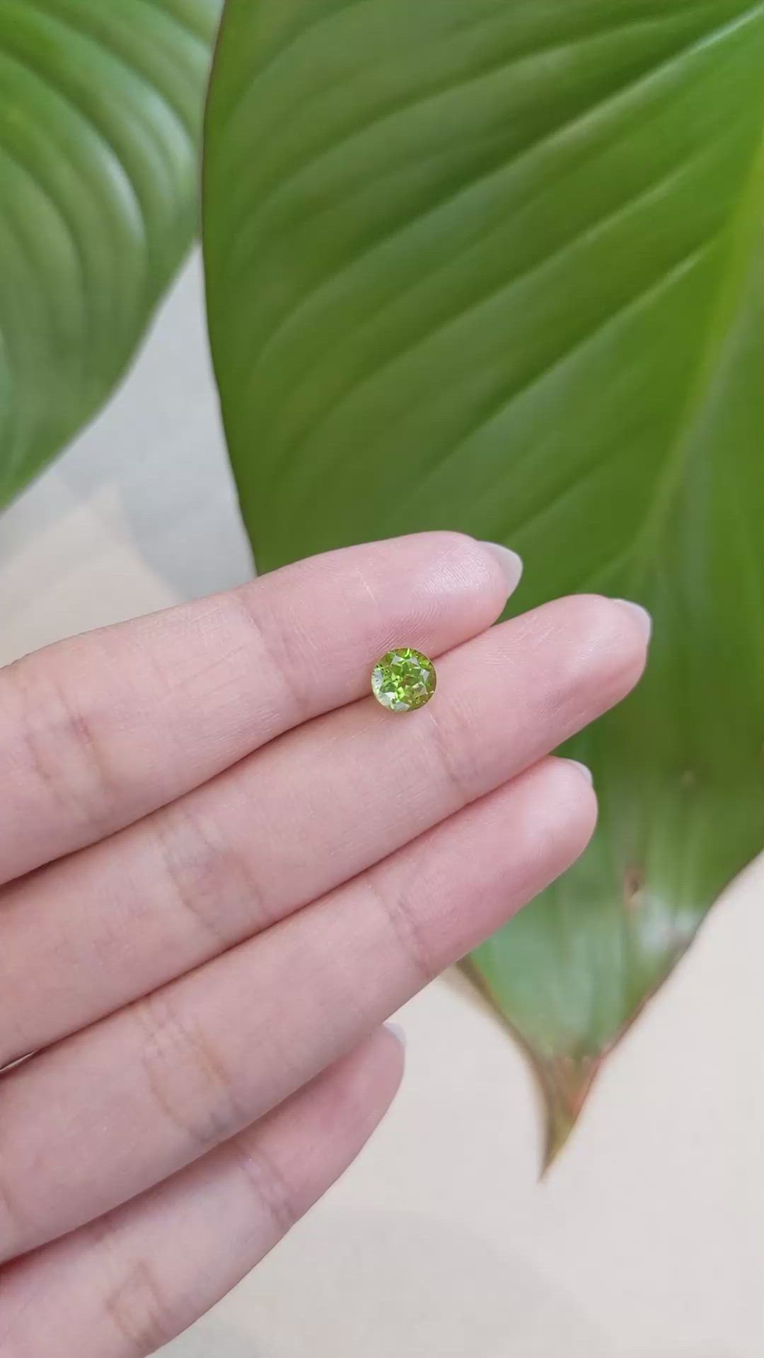 1.08 Ct. Peridot from China Size Video