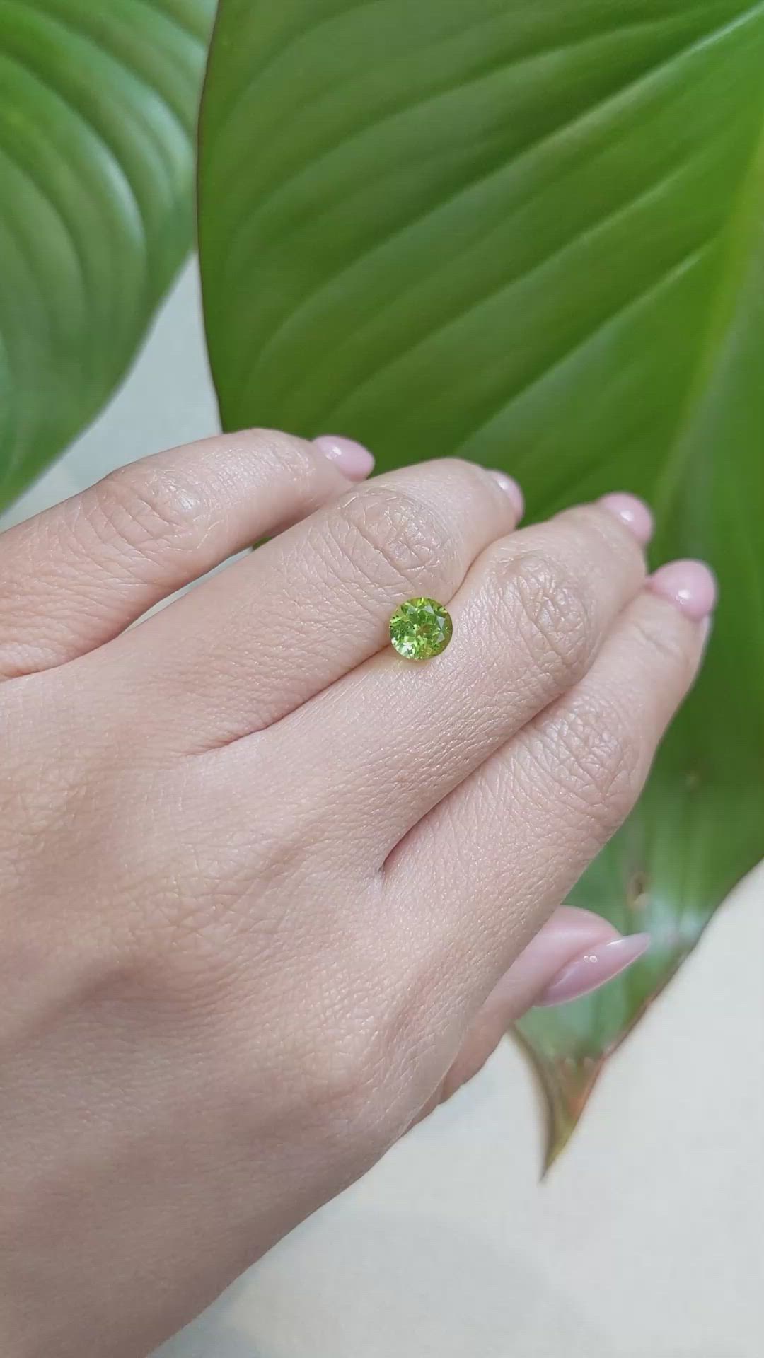 1.08 Ct. Peridot from China Size Video